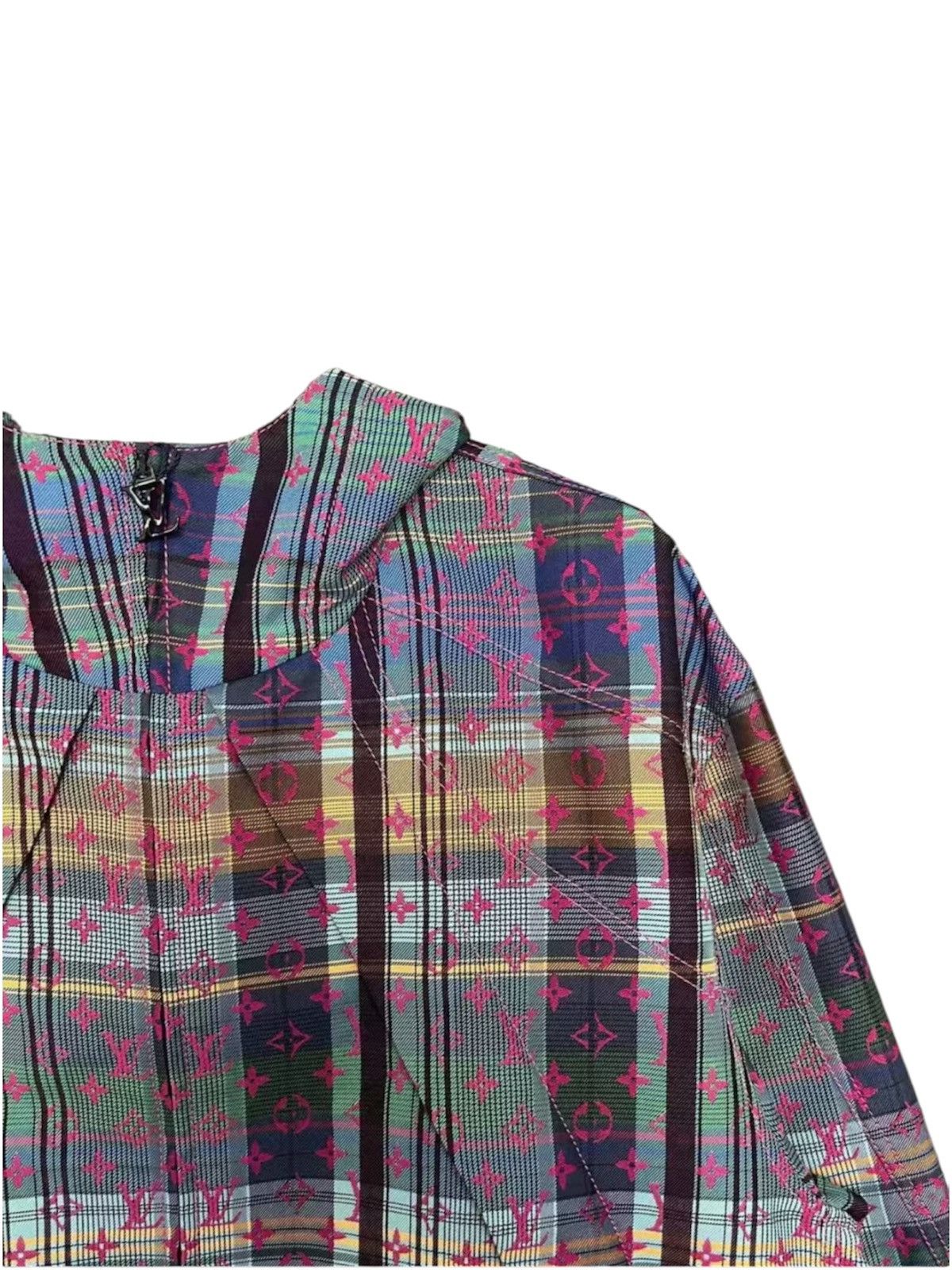 Louis Vuitton Louis Vuitton 50 Multicolor Plaid Monogram Hooded Jacket Size US M / EU 48-50 / 2 - 3 Thumbnail