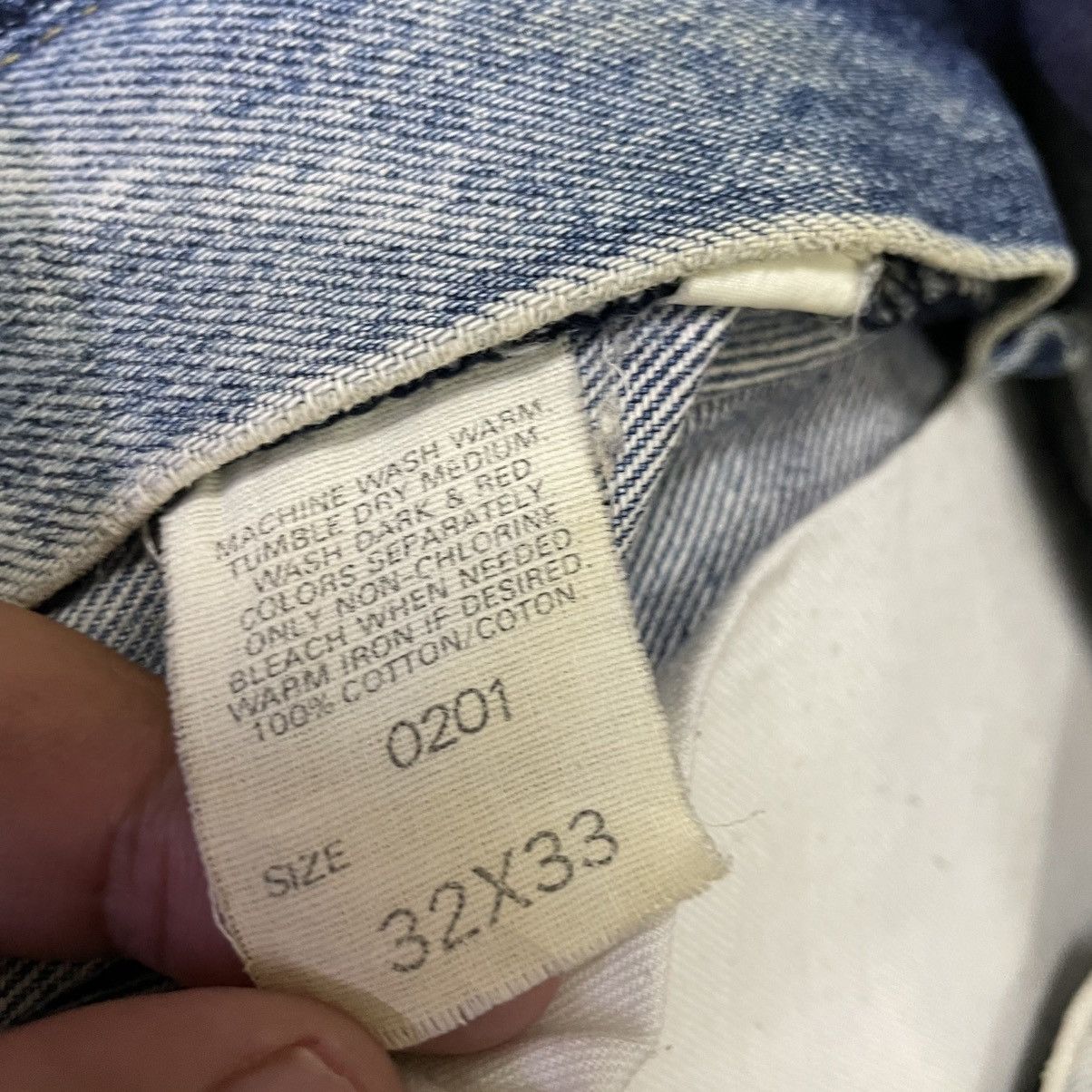 Lee 🔥Vintage 80s Lee Riders Stoned Washed Distress Denim Jeans Size US 31 - 19 Thumbnail