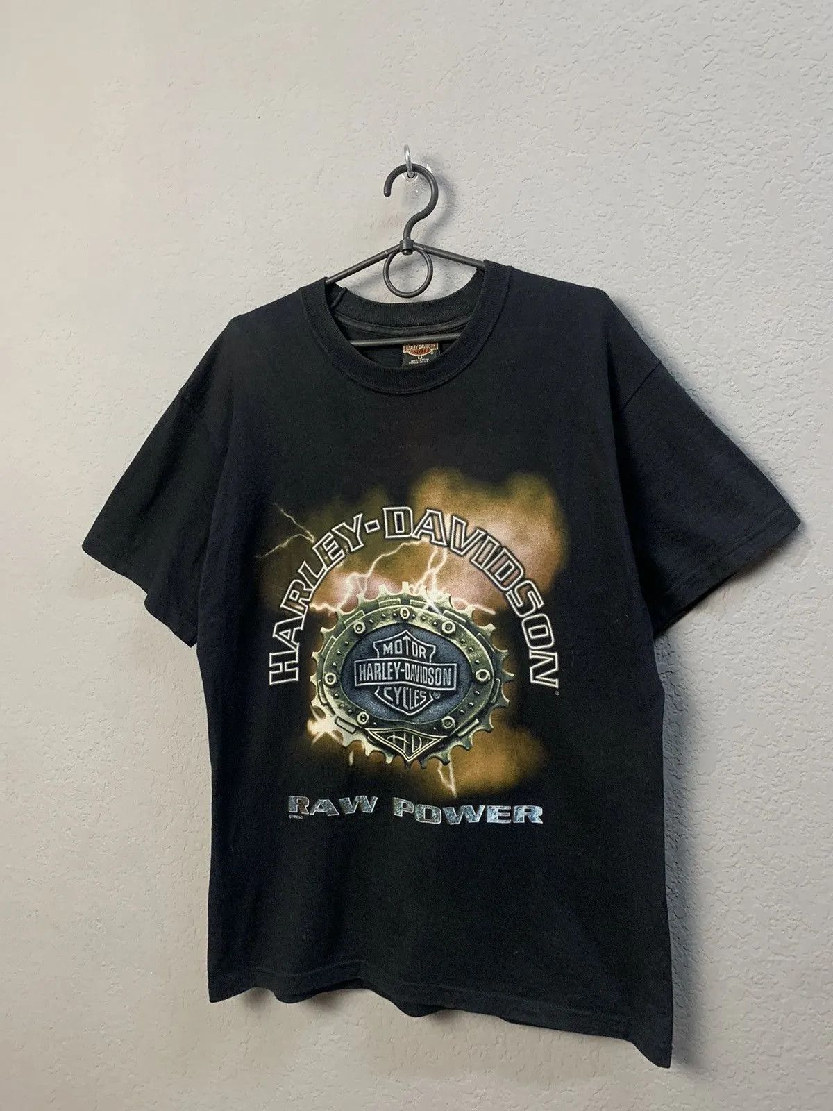 Harley Davidson × Vintage Vintage Y2K HARLEY DAVIDSON RARE FADED TEE Size US M / EU 48-50 / 2 - 2 Thumbnail