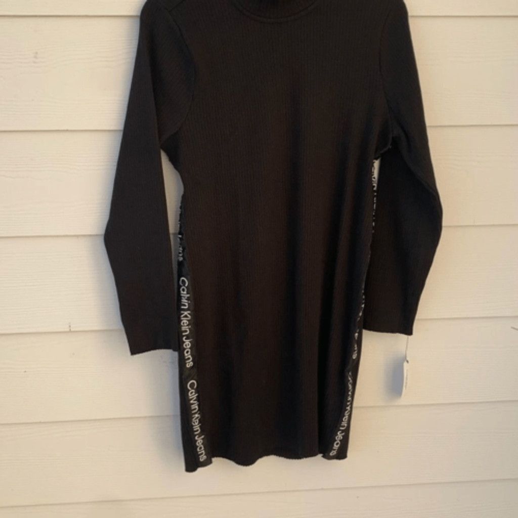Calvin Klein CALVIN KLEIN Logo Tape Ribbed Mock Neck Zip size XL Size XL / US 12-14 / IT 48-50 - 5 Thumbnail