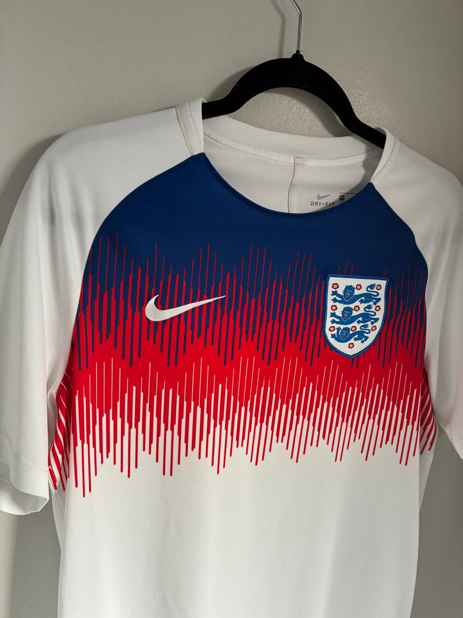 Nike Nike football tee England world cup 00s Jersey soccer Size US M / EU 48-50 / 2 - 2 Thumbnail