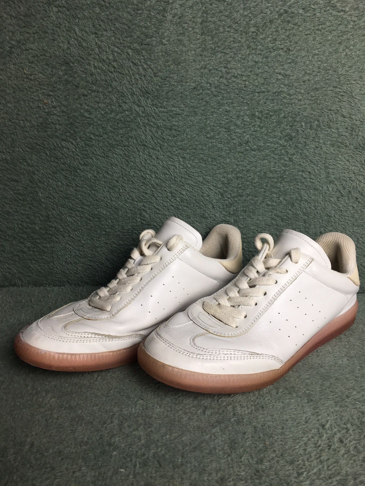 Isabel Marant ISABEL MARANT Bryce Leather White Sneakers EU 36 Size US 6 / IT 36 - 3 Thumbnail
