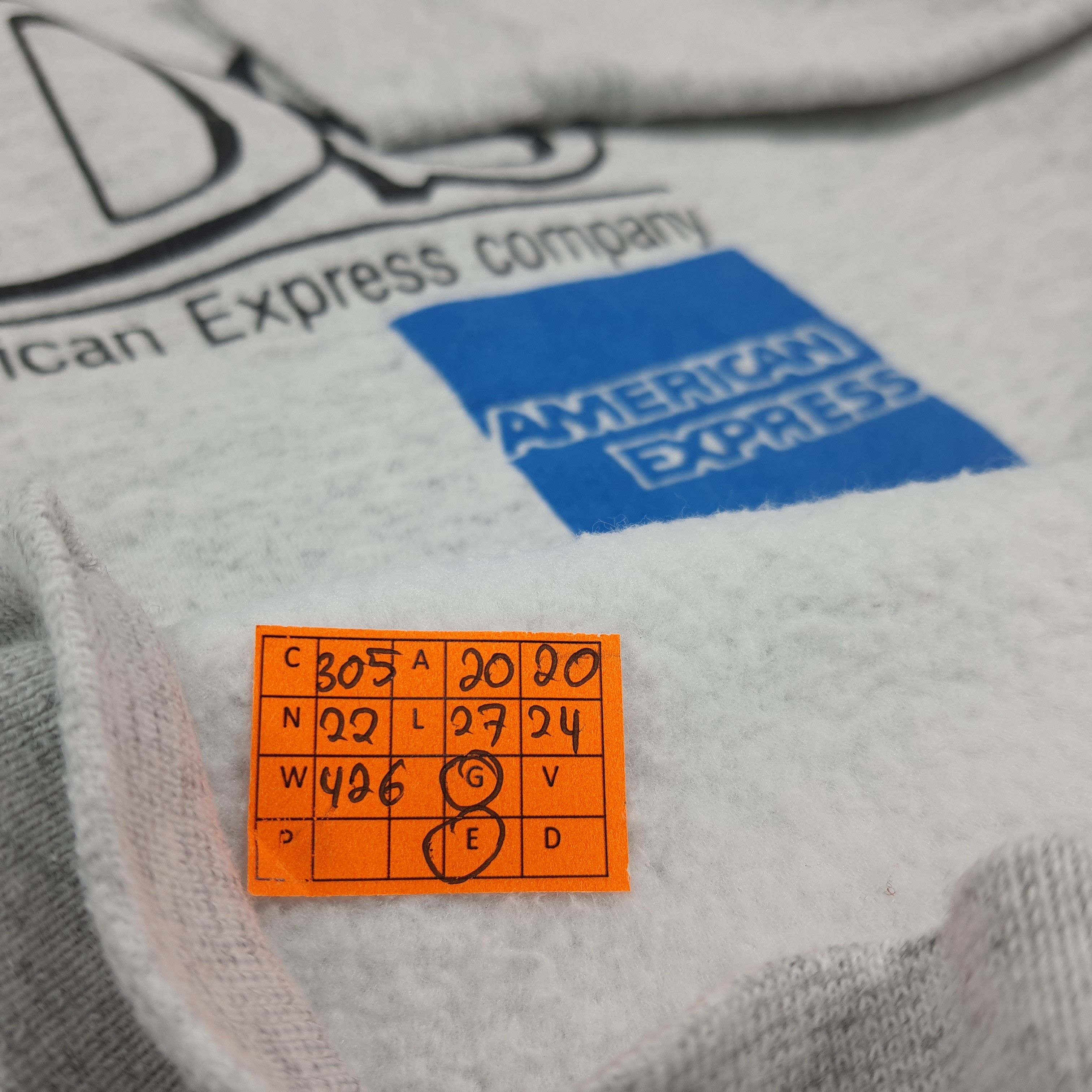 Vintage Vintage ONEITA American Express Sweatshirt Size US S / EU 44-46 / 1 - 7 Thumbnail