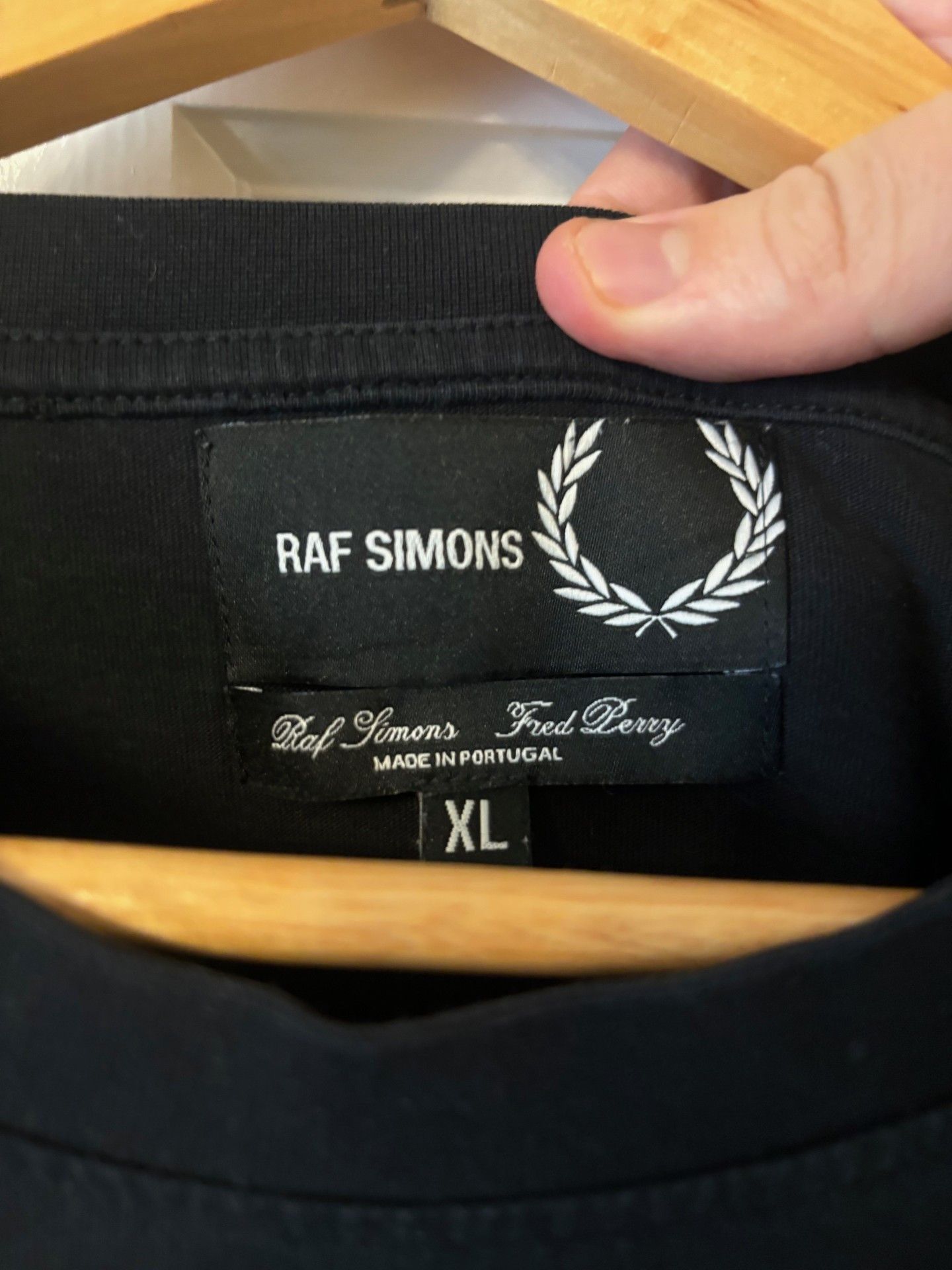 Fred Perry × Raf Simons Raf Simons x Fred Perry Black T-Shirt Size US XL / EU 56 / 4 - 3 Thumbnail