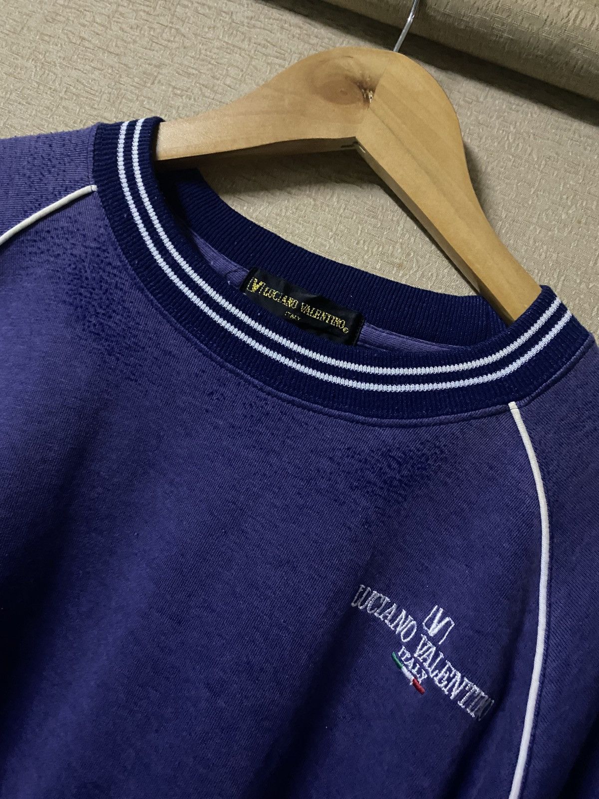 Japanese Brand × Vintage Vintage Luciano Valentino Embroidered Logo Sweatshirt Size US XL / EU 56 / 4 - 5 Thumbnail