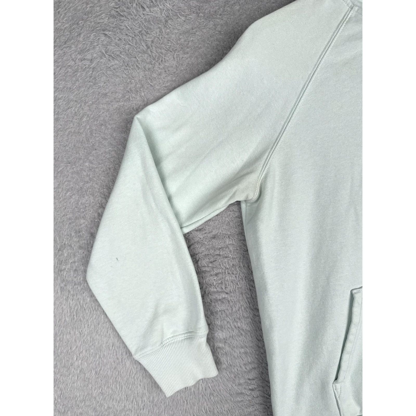 The North Face The North Face Hoodie Womens Medium Green Box Logo Pullover Jersey Sweatshirt Size M / US 6-8 / IT 42-44 - 3 Thumbnail