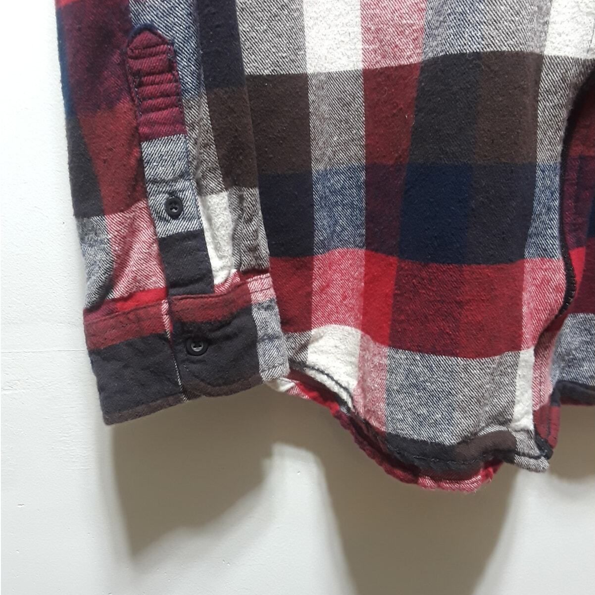 Other Buffalo Plaid Mens Flannel Hoodie Jacket Red Black Size Medi Size US M / EU 48-50 / 2 - 4 Thumbnail