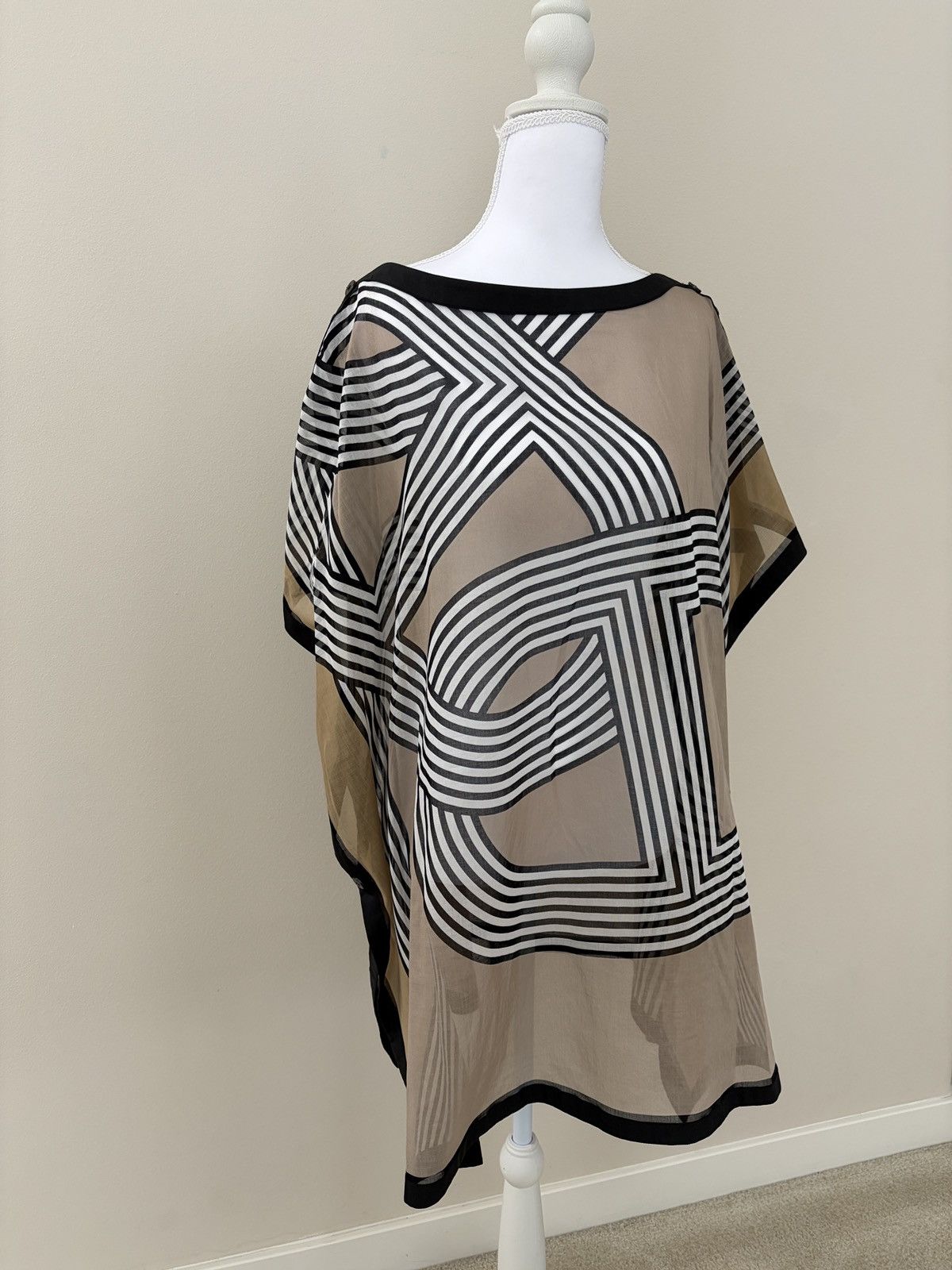 Hermes Hermes sheer cotton pareo beach cover-up Size S / US 4 / IT 40 - 3 Thumbnail