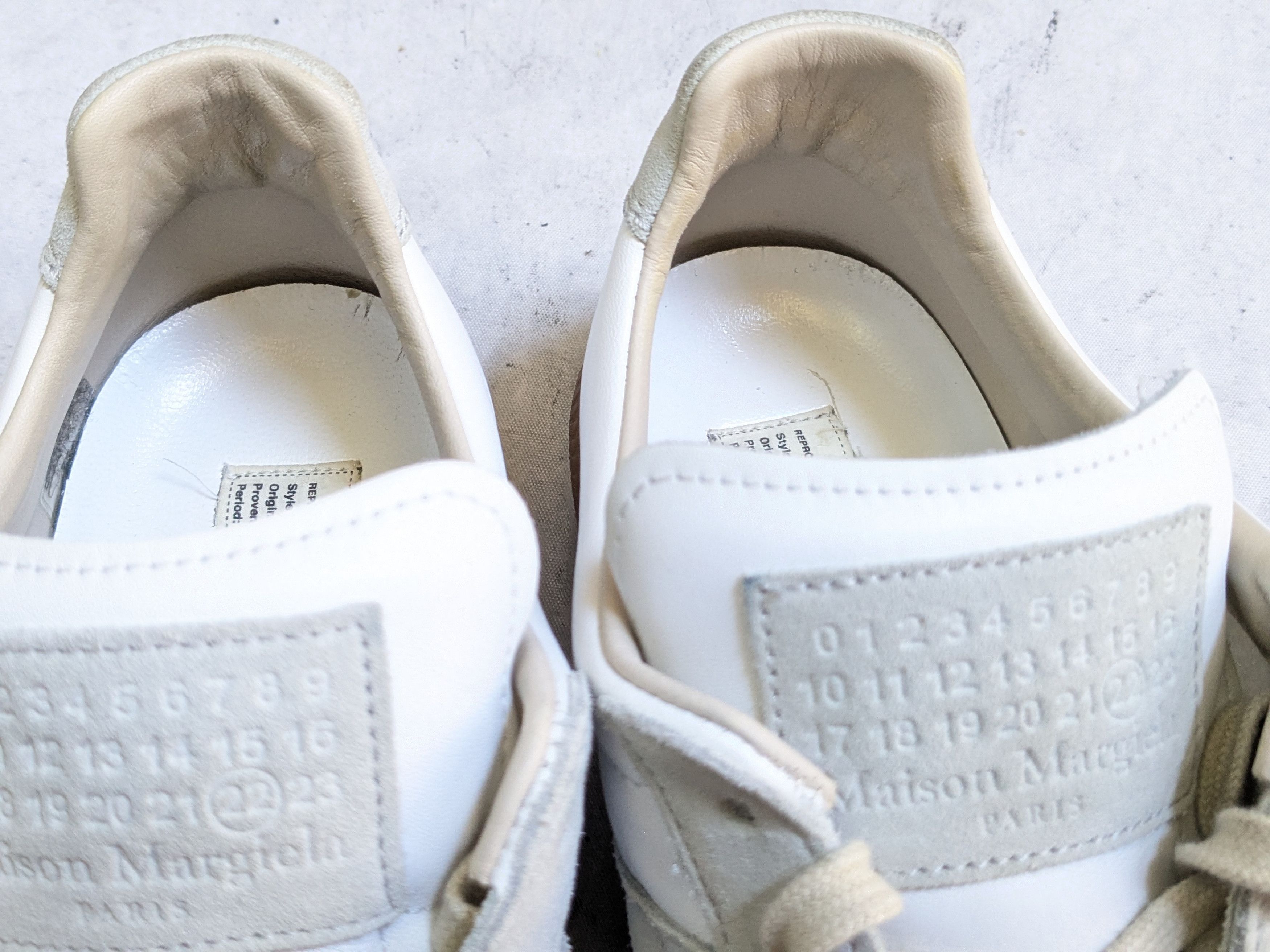Maison Margiela Maison Margiela Replica GAT White Gray 10 43 Low Tops Gum Size US 10 / EU 43 - 8 Thumbnail