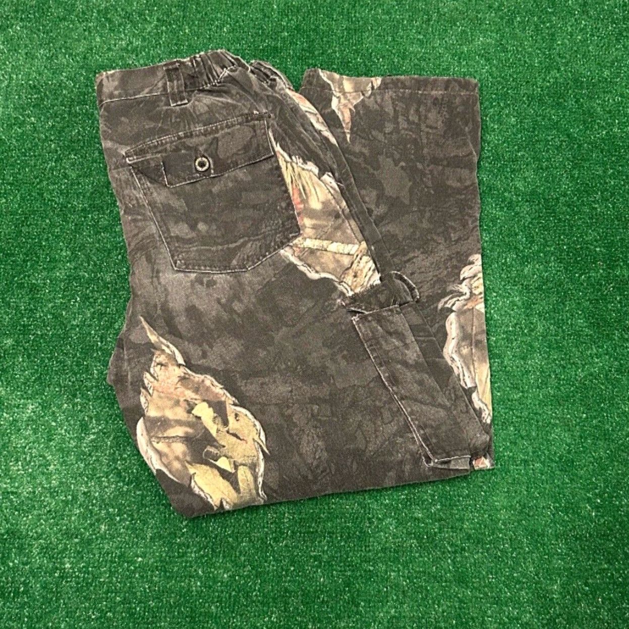 Vintage VINTAGE Mossy Oak Real Tree Camo VTG Cargo Pants Mens 32 Hunter Skater 32x32 Size US 32 / EU 48 - 2 Thumbnail
