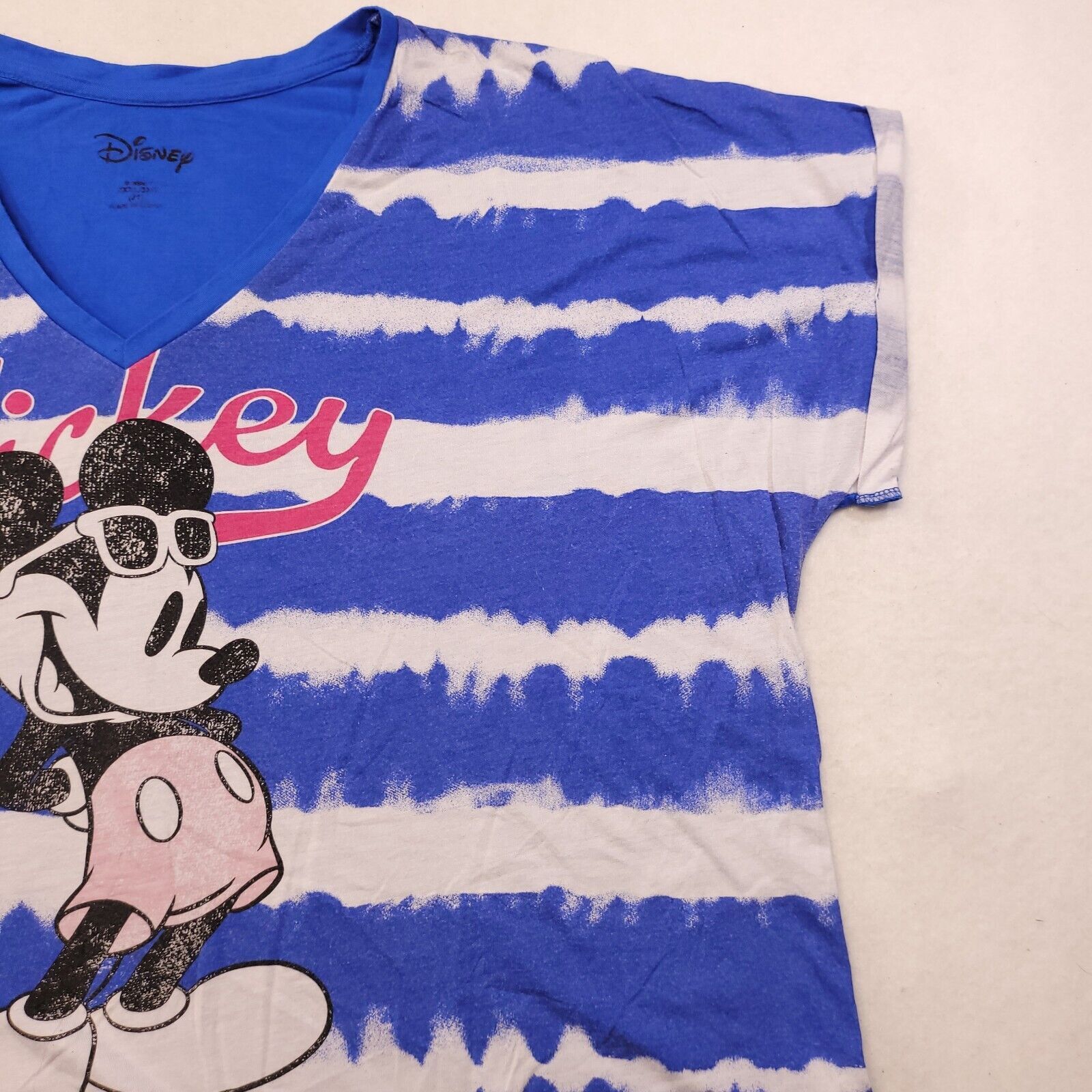 Disney Disney Mickey Casual Crop Top Women Size 3XL Blue White Size 3XL / US 20-22 - 5 Thumbnail