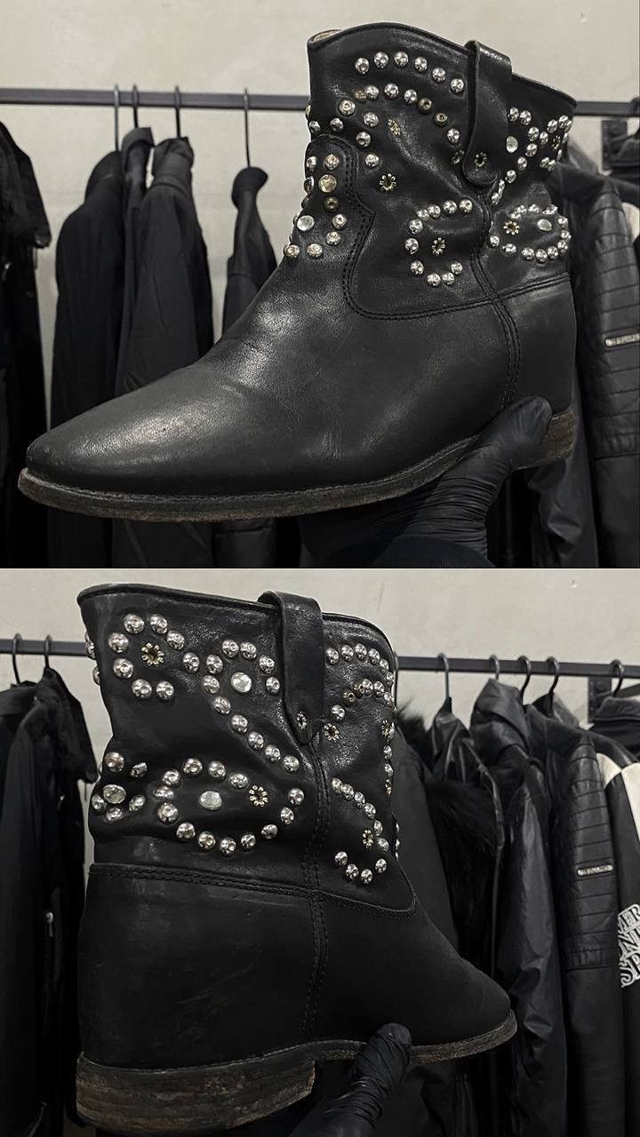 Isabel Marant Isabel Marant Leather Cowboy Boots Size US 9 / IT 39 - 2 Thumbnail