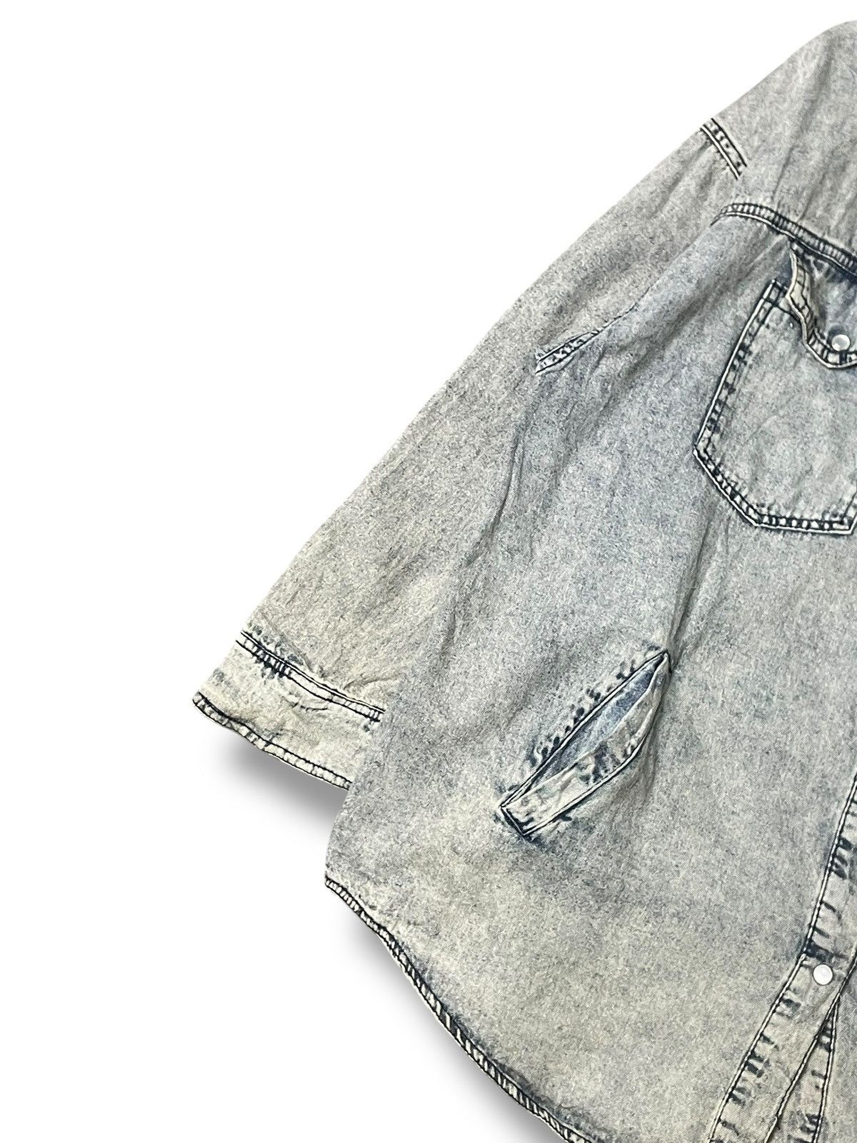 Japanese Brand × Vintage Japanese Brand Distressed Denim Hooded Jacket (75) Size US M / EU 48-50 / 2 - 5 Thumbnail