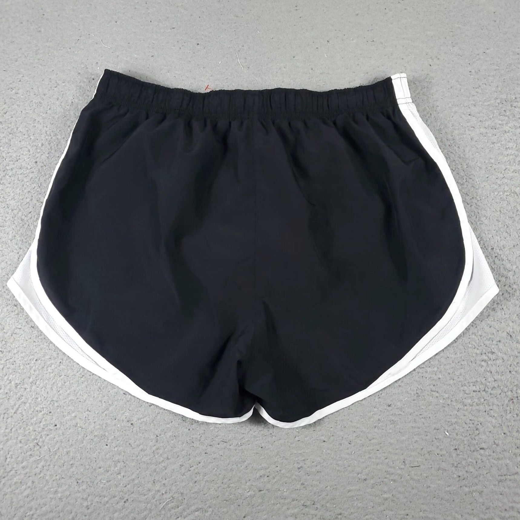 Nike Nike Shorts Womens XL Black Swoosh Dri Fit Track Running Active Ladies Size 40" / US 18 - 6 Thumbnail
