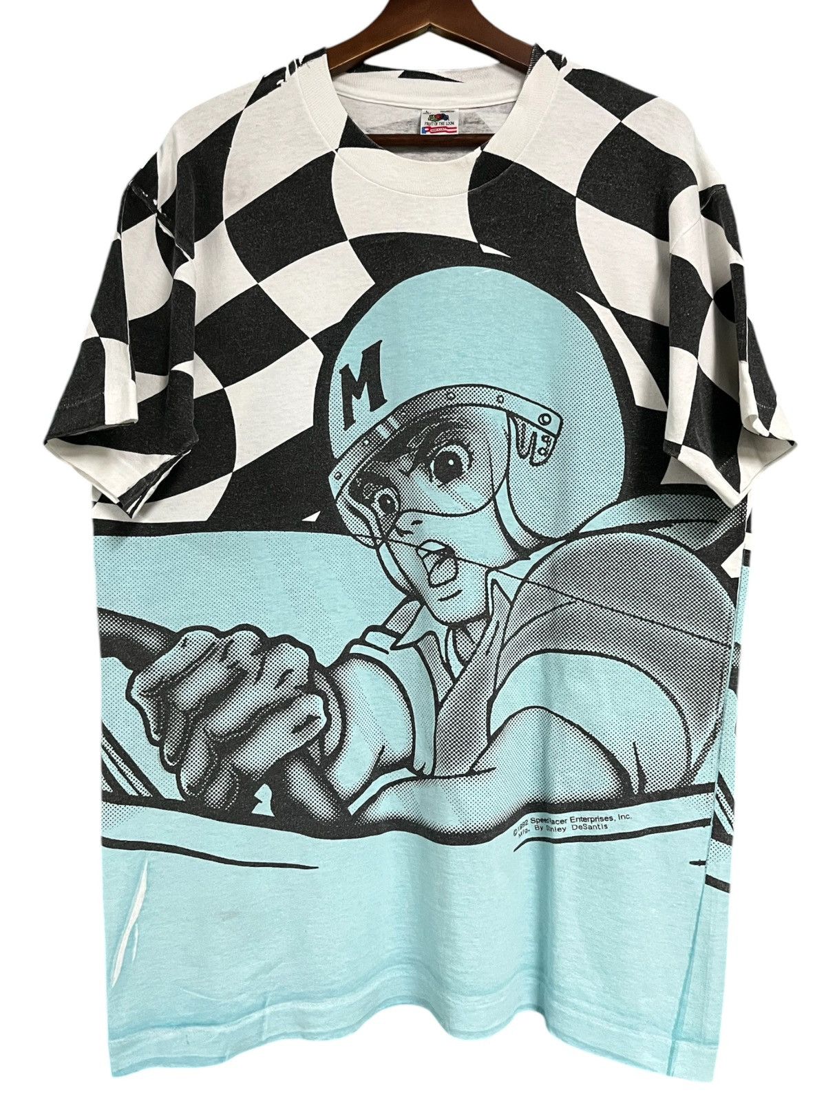 Band Tees × Vintage Vintage Speed Racer 90s AOP t shirt anime 1992 Size US L / EU 52-54 / 3 - 1 Thumbnail