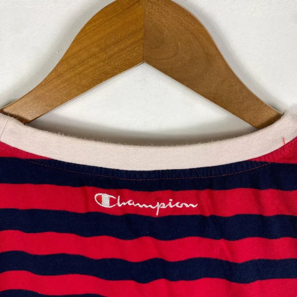Champion × Ne-Net CHAMPION x NE-NET Small Logo Striped Women Long Sleeve Tee Size M / US 6-8 / IT 42-44 - 5 Thumbnail