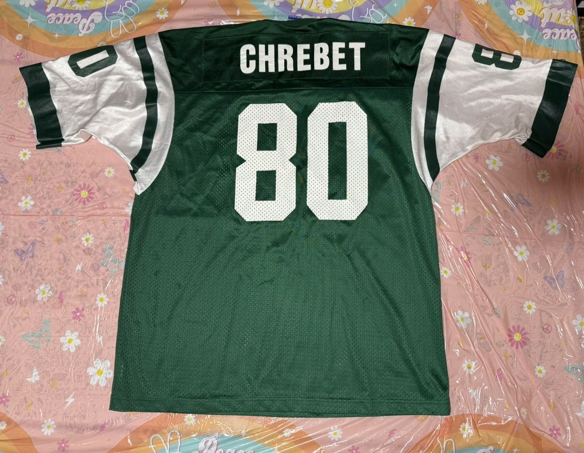Champion Vintage Wayne Chrebet Champion Jersey #80 NY Jets 48 (XL) Size US XL / EU 56 / 4 - 10 Thumbnail