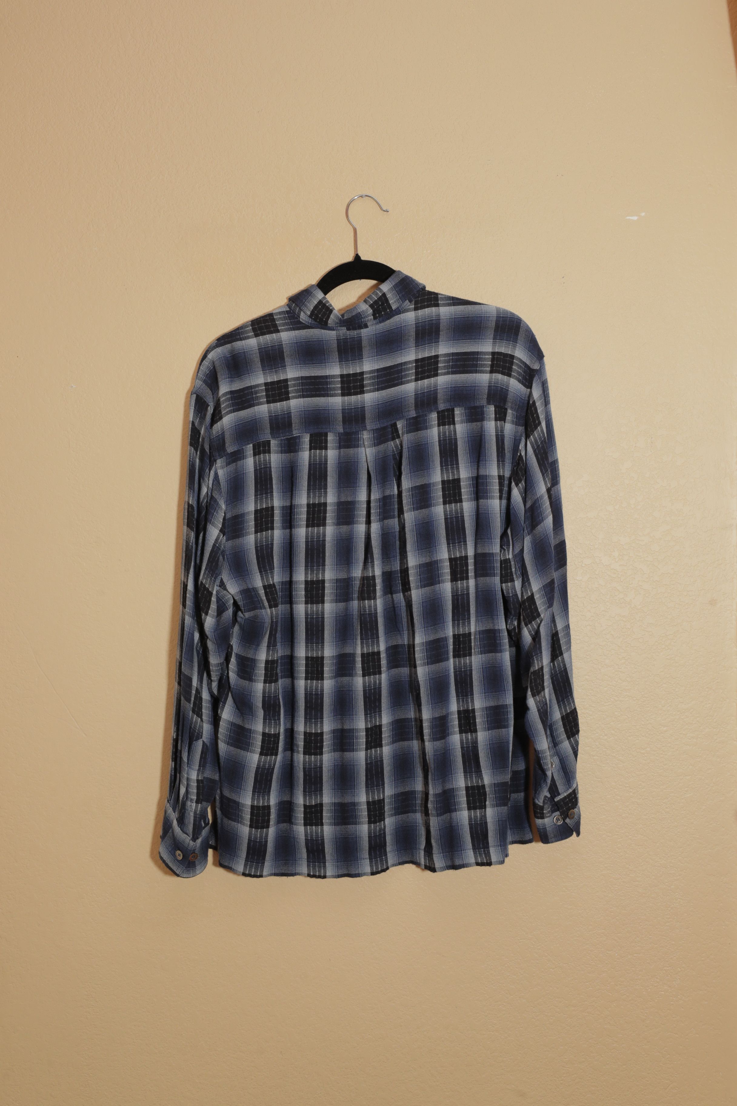 True Grit True Grit Modern Tencel Plaid Mens One Pocket Shirt (M) Size US M / EU 48-50 / 2 - 2 Thumbnail