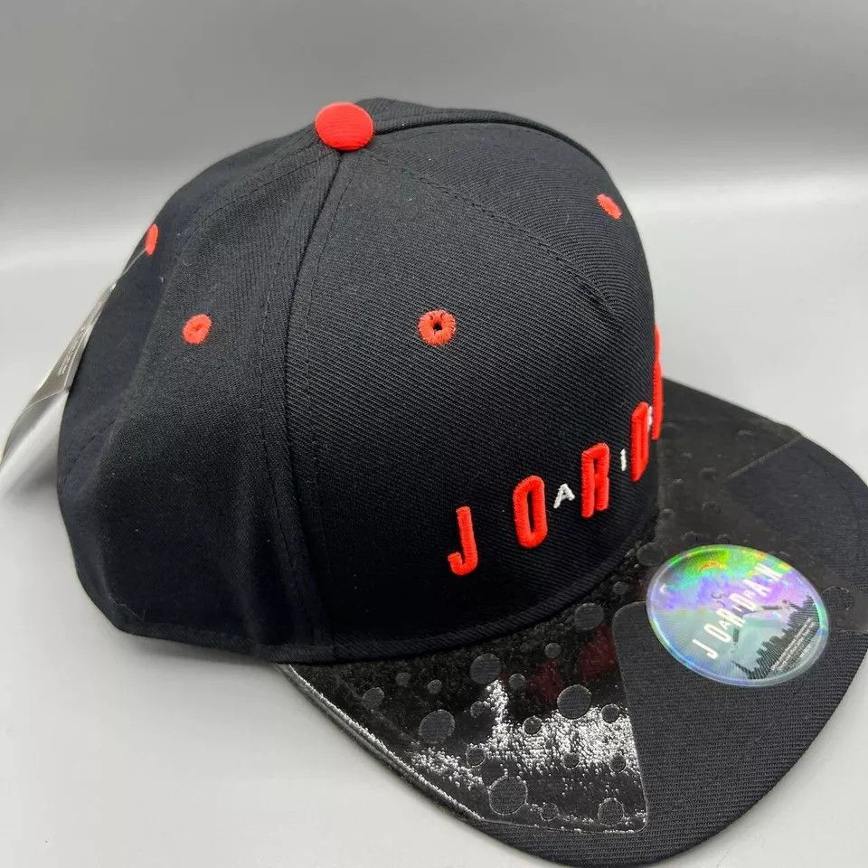 Jordan Brand Air Jordan Hat Men Embroidered Logo Jumpman Snap Back Cap Size ONE SIZE - 3 Thumbnail