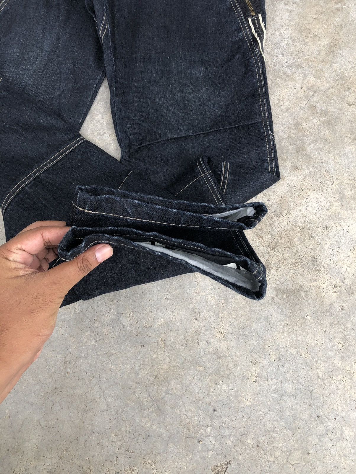 PPFM PPFM Jeans White Stitch Size US 33 - 12 Thumbnail