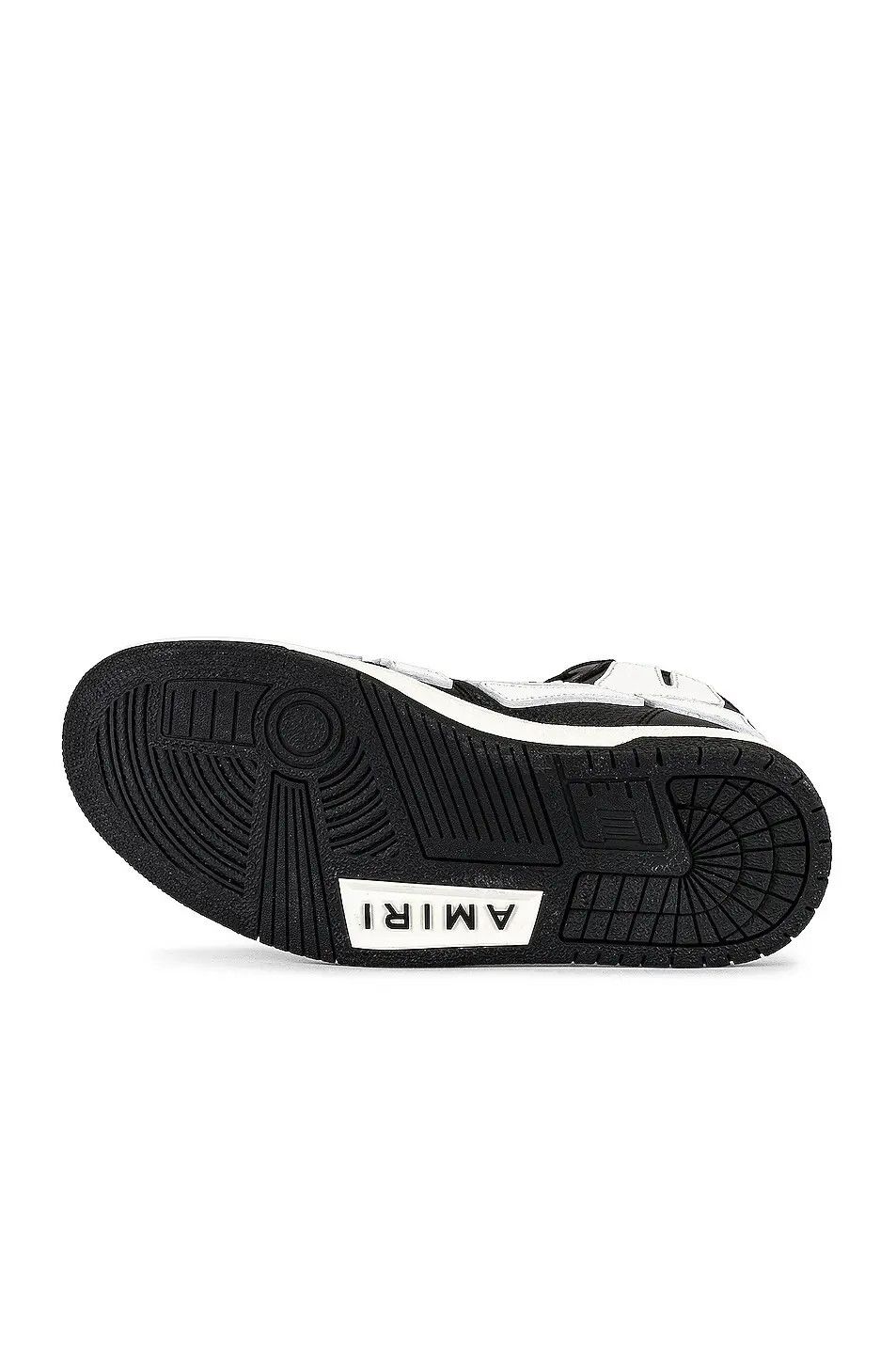Amiri o1gr1nt1024 Skel Hi-Top Sneakers in Black/White Size US 6 / EU 39 - 6 Thumbnail