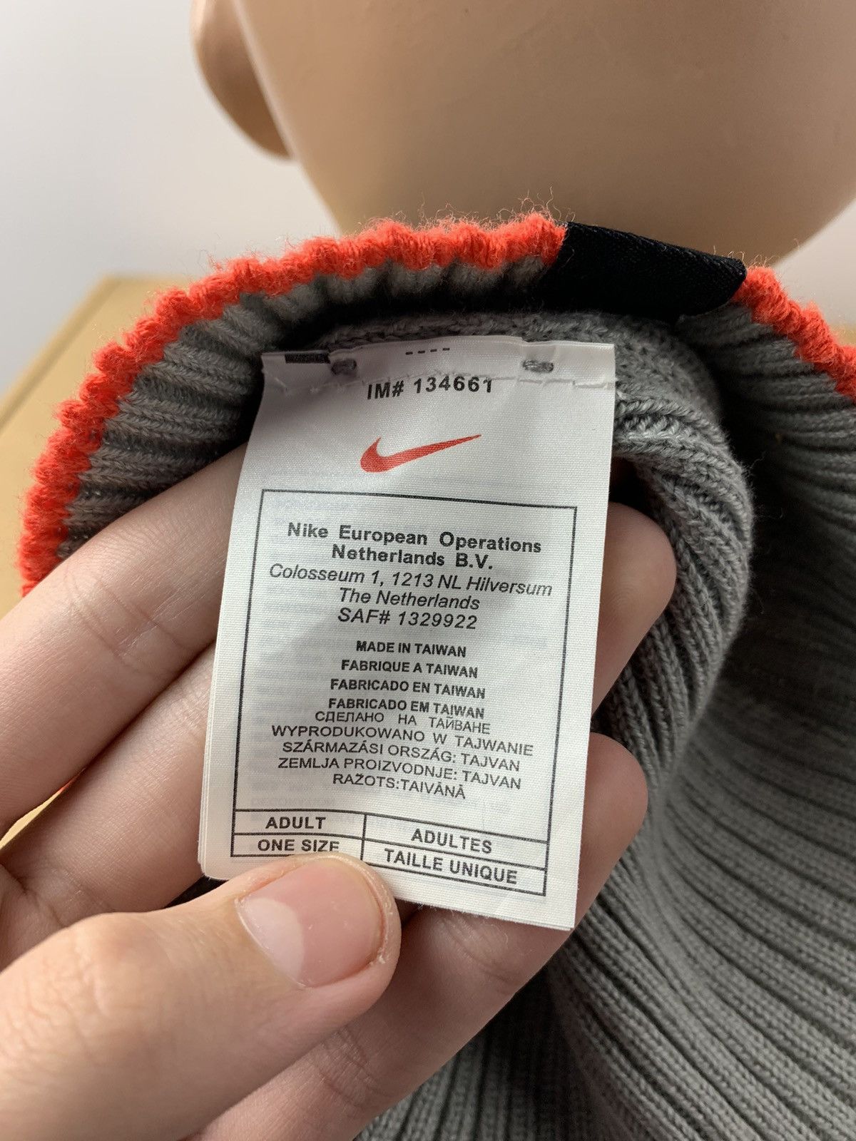 Vintage Nike vintage hat logo gray Size ONE SIZE - 5 Thumbnail