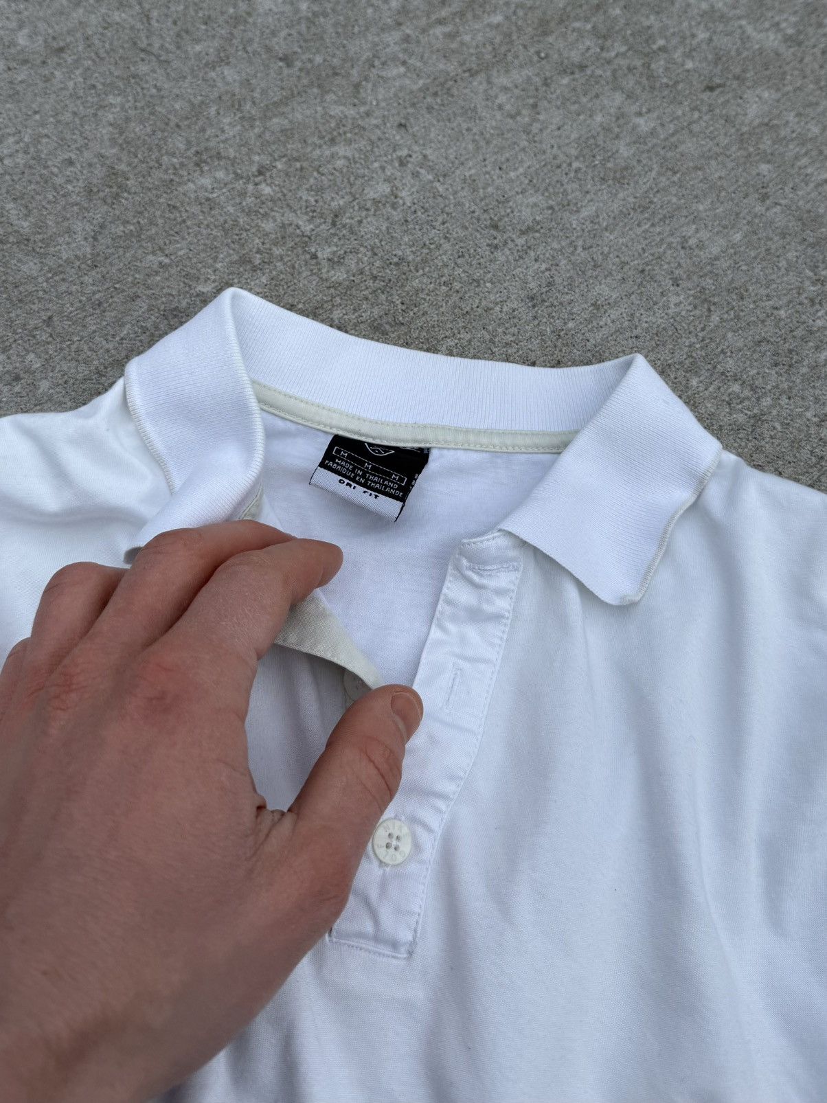Nike × Vintage Vintage Nike y2k avantgarde streetwear rare polo shirt Size US M / EU 48-50 / 2 - 7 Thumbnail