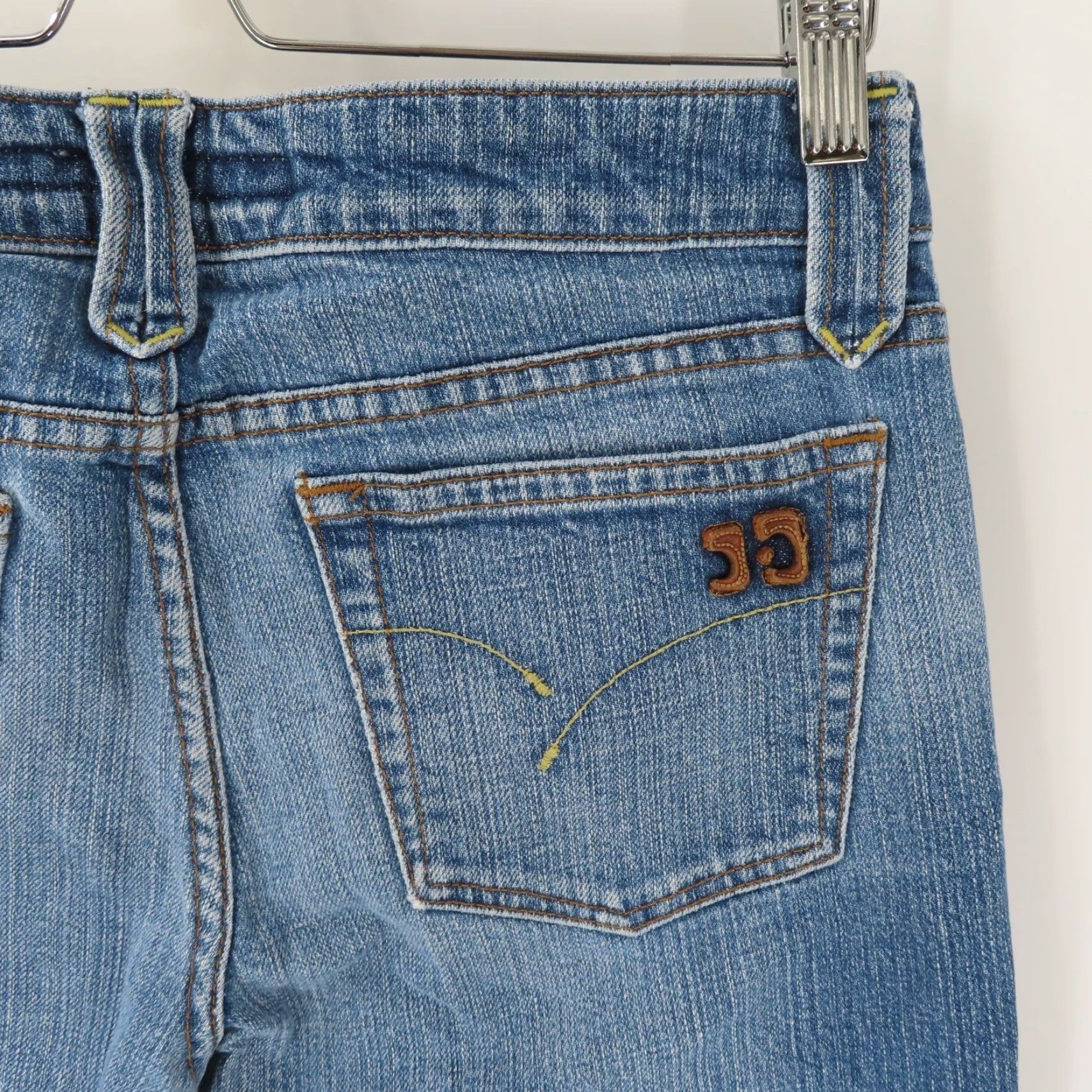 Vintage Joes Jeans Womens Jeans 30 Light Blue Denim 5-Pocket Bootcut Straight Leg Hem Blue Jeans Womens 30 Size 30" / US 8 / IT 44 - 6 Thumbnail
