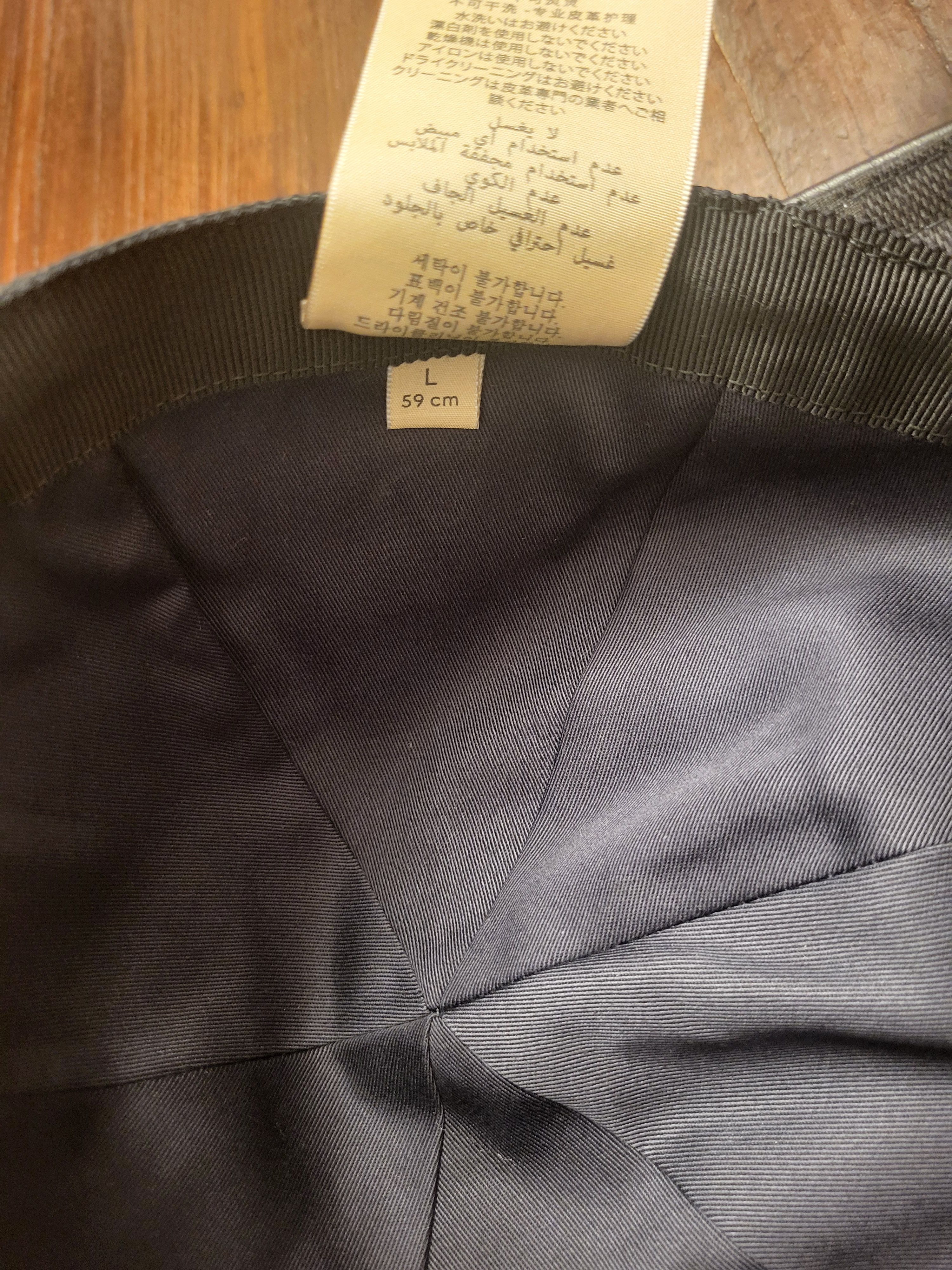 Gucci Black Canvas Baseball Cap M Size ONE SIZE - 5 Thumbnail