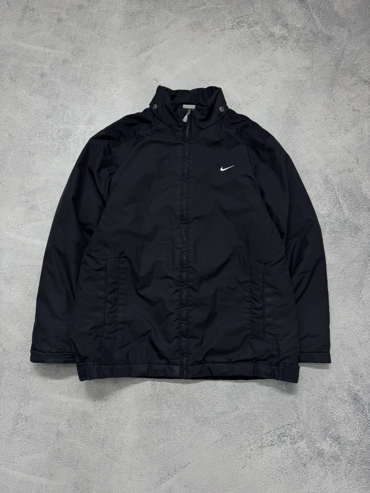 Nike Vintage Y2k Nike Nylon Swoosh Jacket 00’s Size US S / EU 44-46 / 1 - 3 Thumbnail