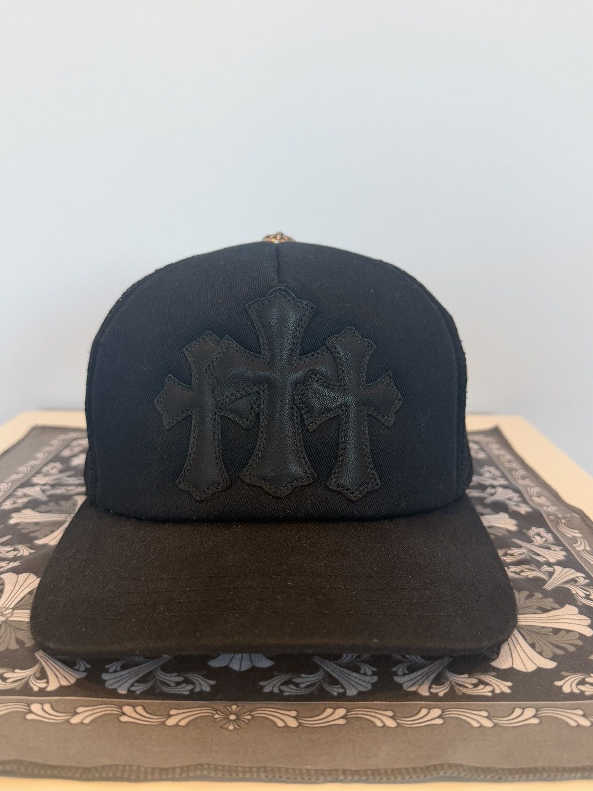 Chrome Hearts Chrome Hearts Triple Cross Trucker Hat Size ONE SIZE - 1 Thumbnail