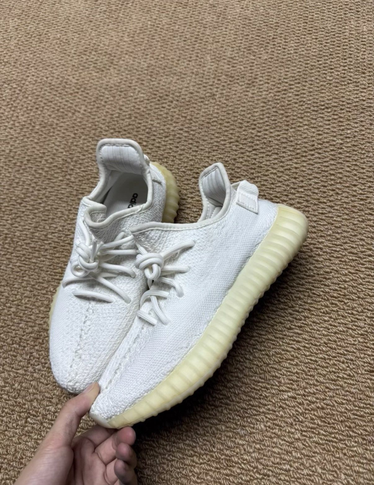 Adidas Adidas Yeezy 350, Cream White K37 Size US 8.5 / IT 38.5 - 1 Thumbnail