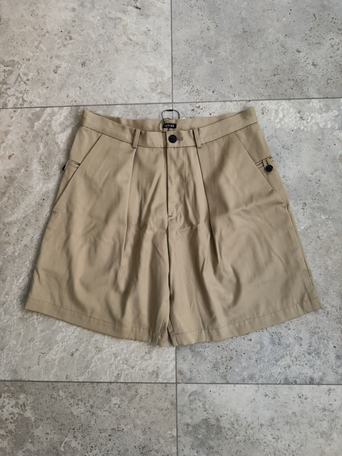 Les Six Wool Shorts 22AW Les Six Wool Cropped Short Pants Women's