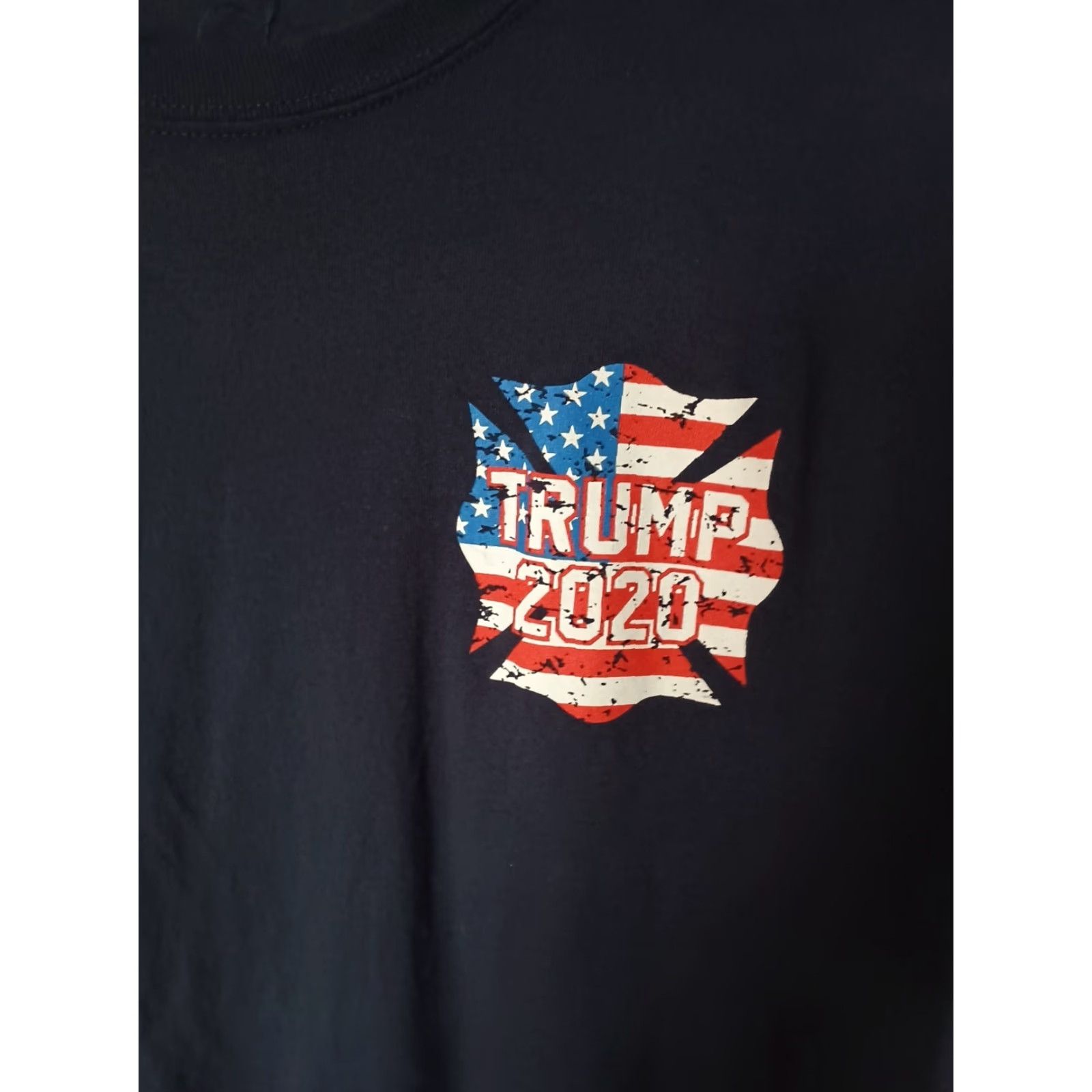 Vintage VINTAGE Maga Trump 2020 T-shirt Firefighters for Trump Shirt Men M Blue Size US M / EU 48-50 / 2 - 3 Thumbnail