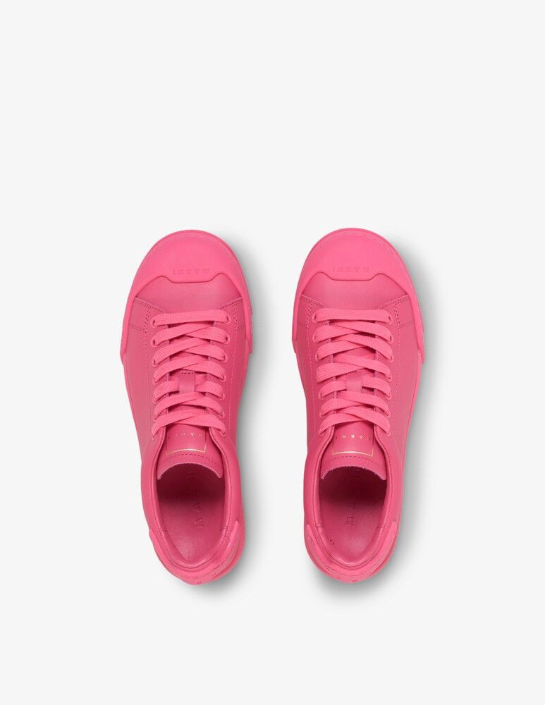 Marni o1w1db10125 Leather Sneakers in Pink Size US 10 / EU 43 - 4 Thumbnail