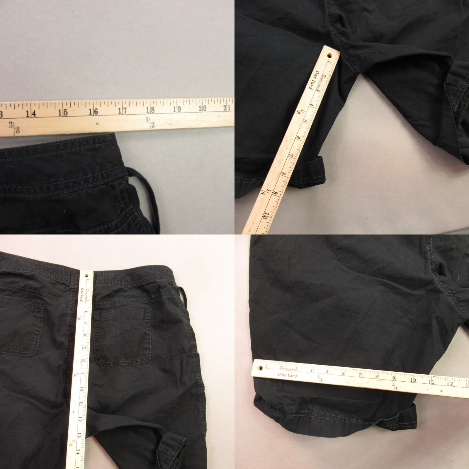 J. Jill J Jill Shorts 14 Black Casual Chino Outdoors Lightweight Pockets Womens Size 36" / US 14 / IT 50 - 8 Thumbnail