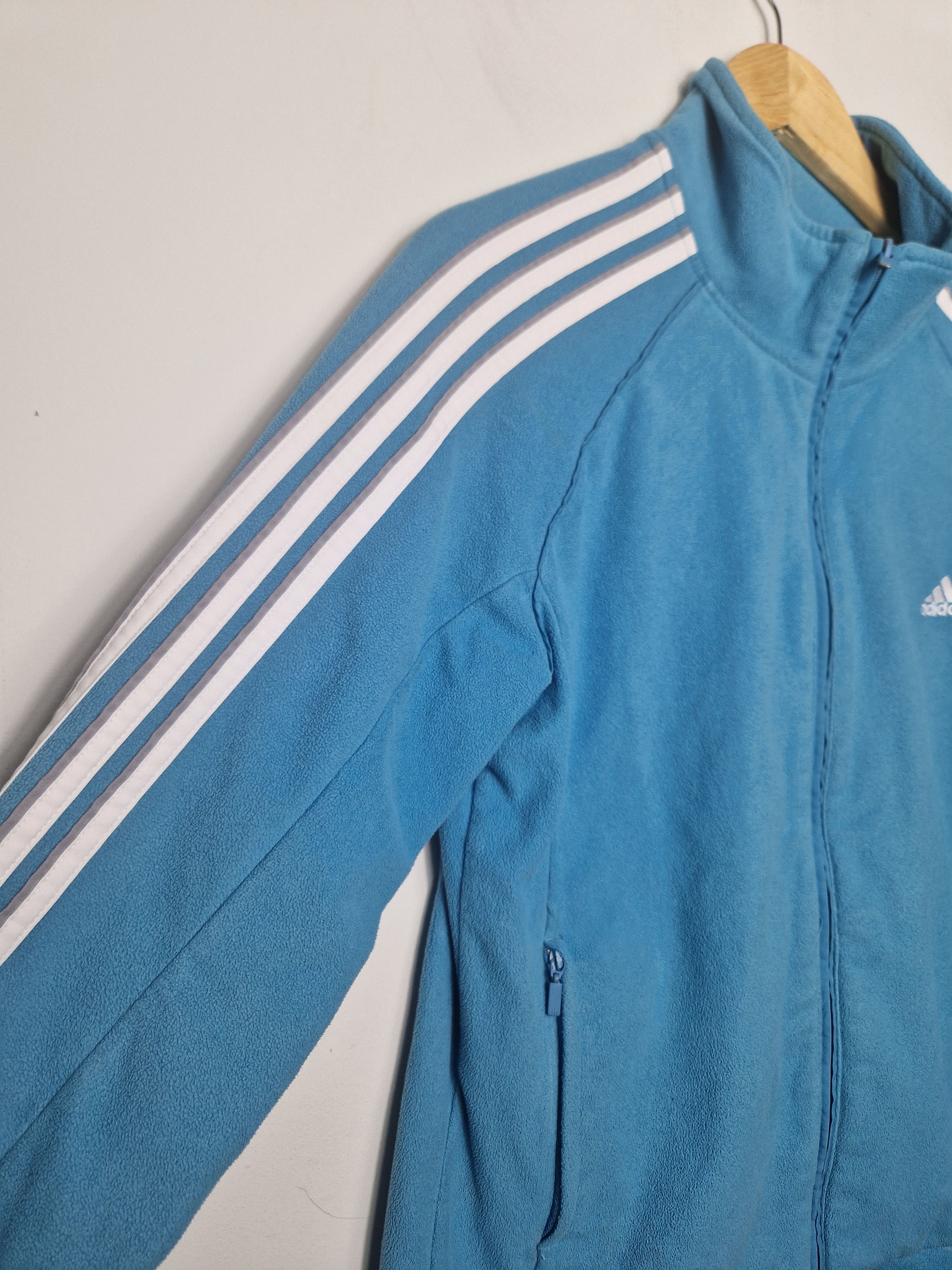 Adidas Adidas 2007 y2k vintage fleece zip swag drip track Size M / US 6-8 / IT 42-44 - 5 Thumbnail