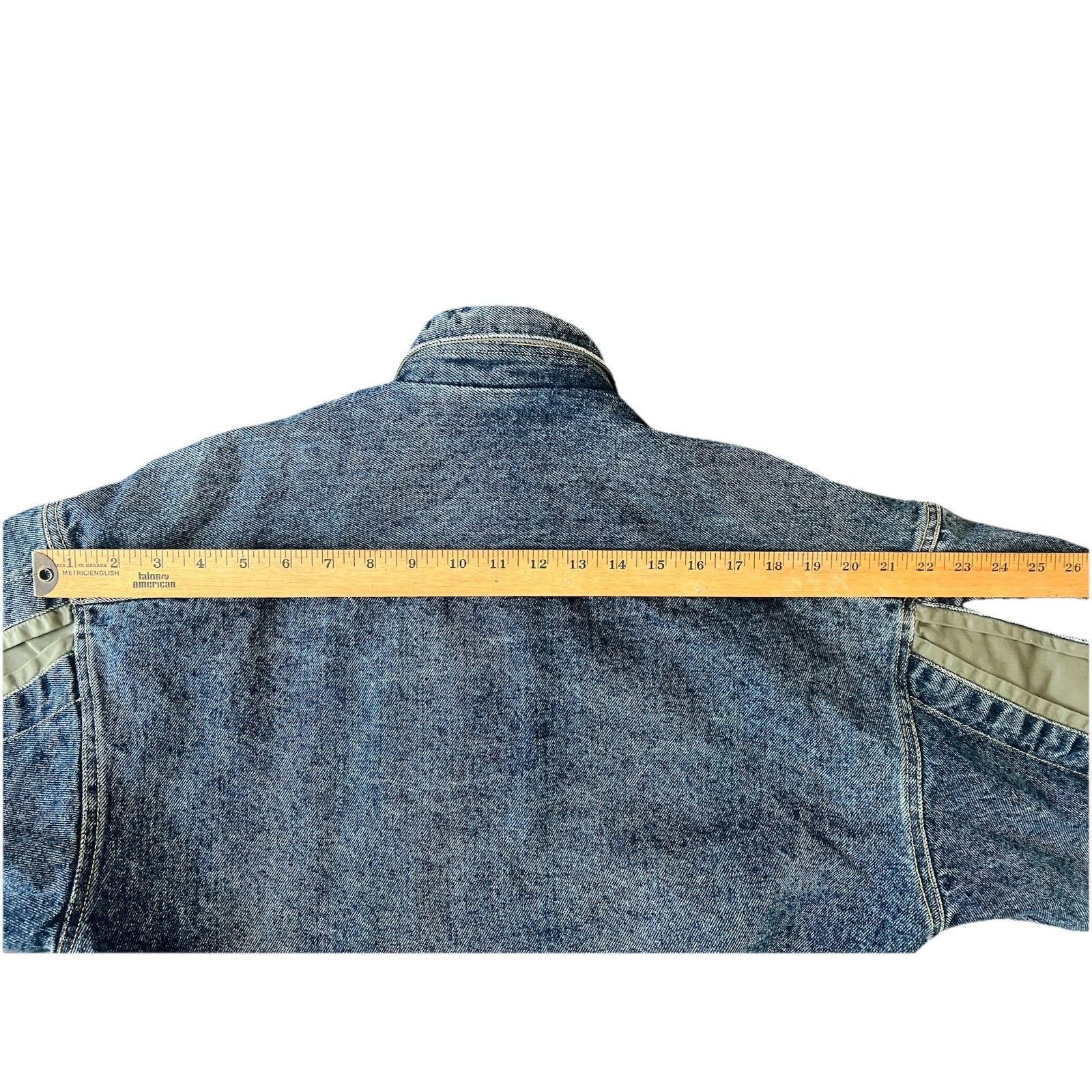 Guess Vintage 1980’s Guess Military Flight Denim Size Small Jacket Size US S / EU 44-46 / 1 - 7 Thumbnail