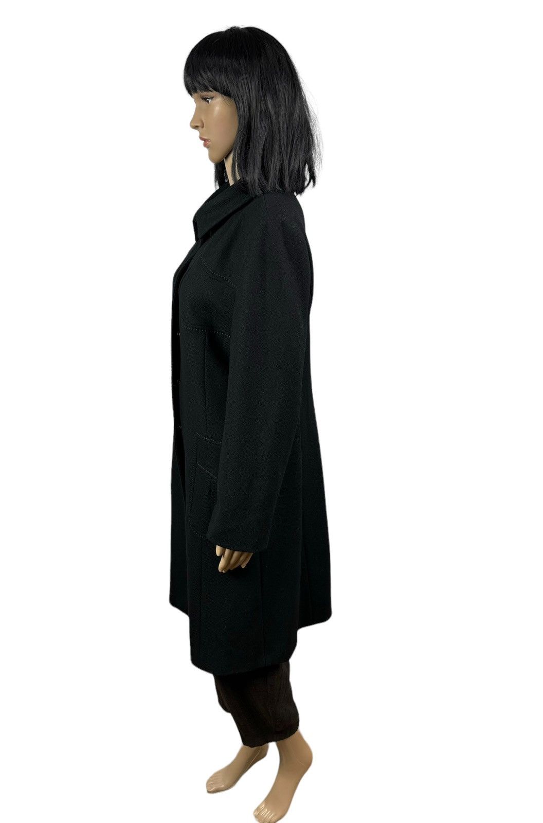Weekend Max Mara Weekend Max Mara Wool Overcoat Collared size US 12 Size XL / US 12-14 / IT 48-50 - 6 Thumbnail
