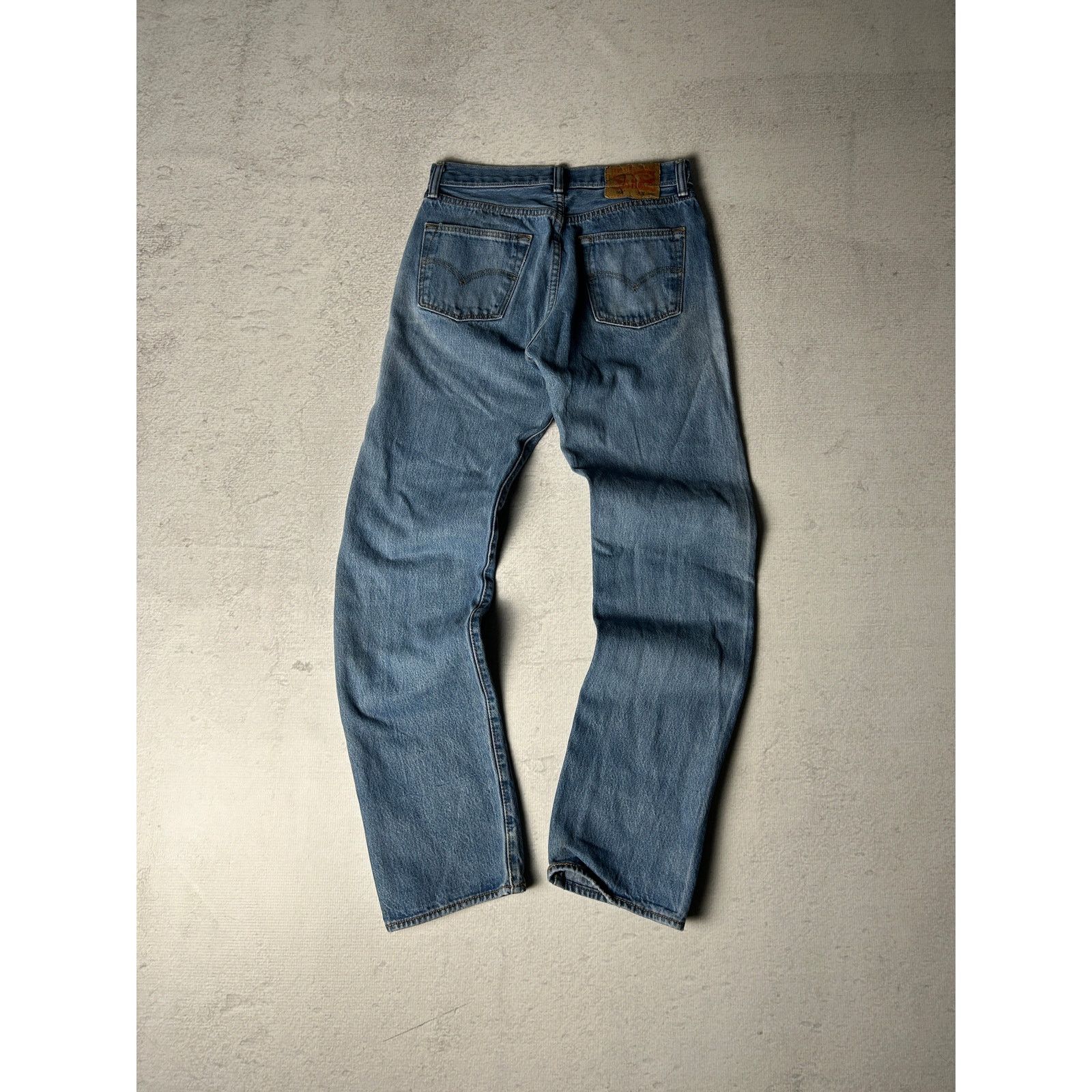Levi's Vintage Levis 501 Denim Blue Regular Jeans For Men's 31Wx356 Size 31" - 2 Thumbnail