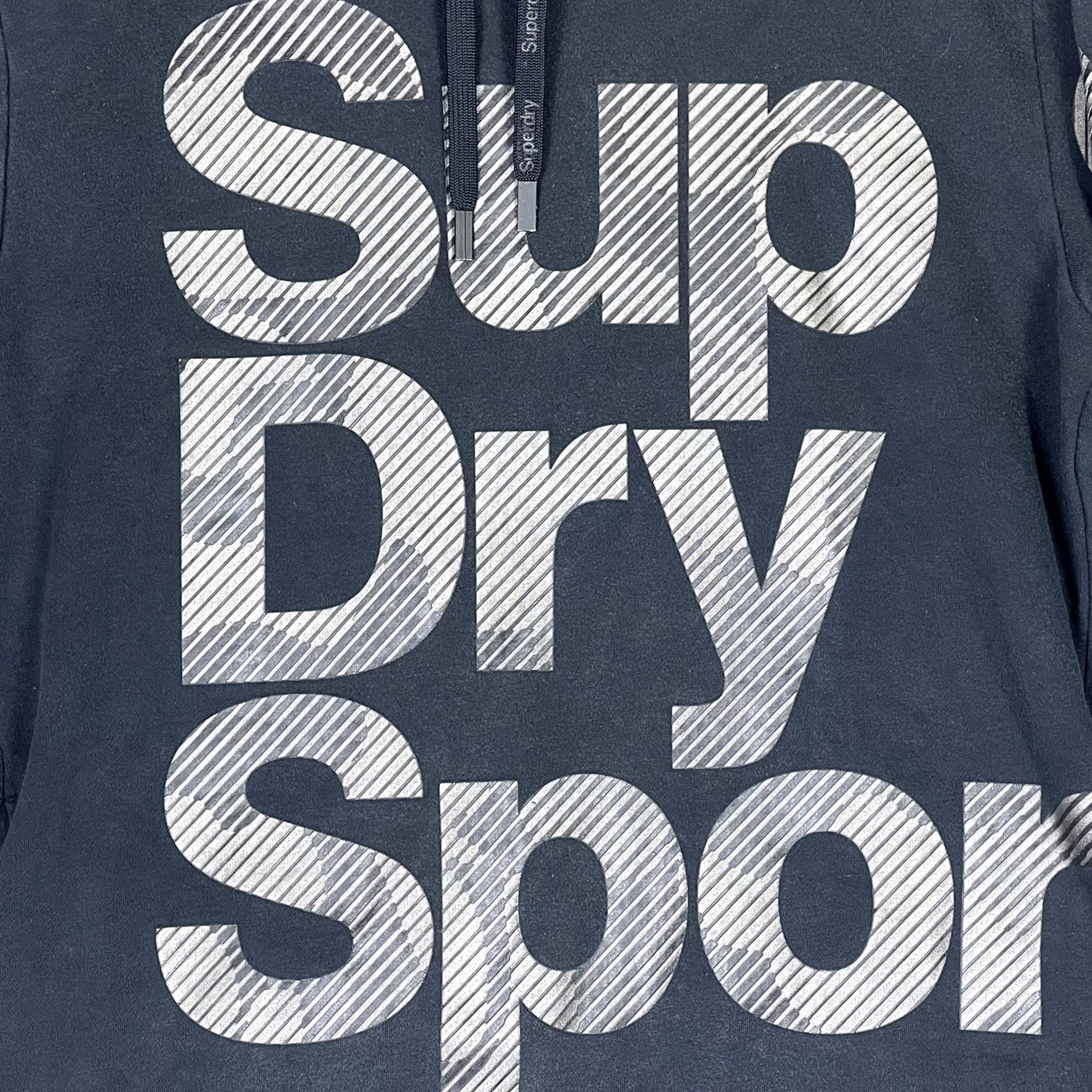 Superdry Superdry Sport Combat 22 Mens L Hoodie Sweatshirt Black Graphic Print Logo Size US L / EU 52-54 / 3 - 3 Thumbnail