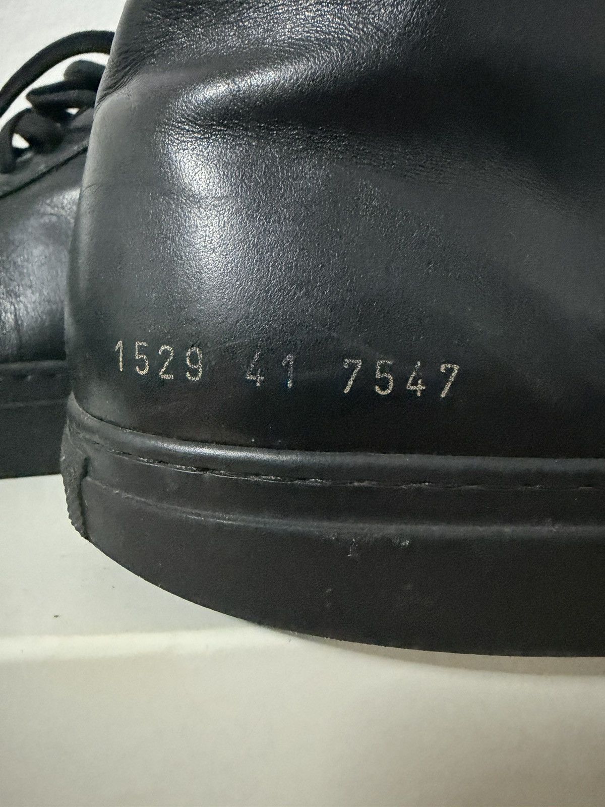 Common Projects BLACK COMMON PROJECTS ACHILLES US 8 41 HI TOP LUXARY SNEAKER Size US 8 / EU 41 - 8 Thumbnail