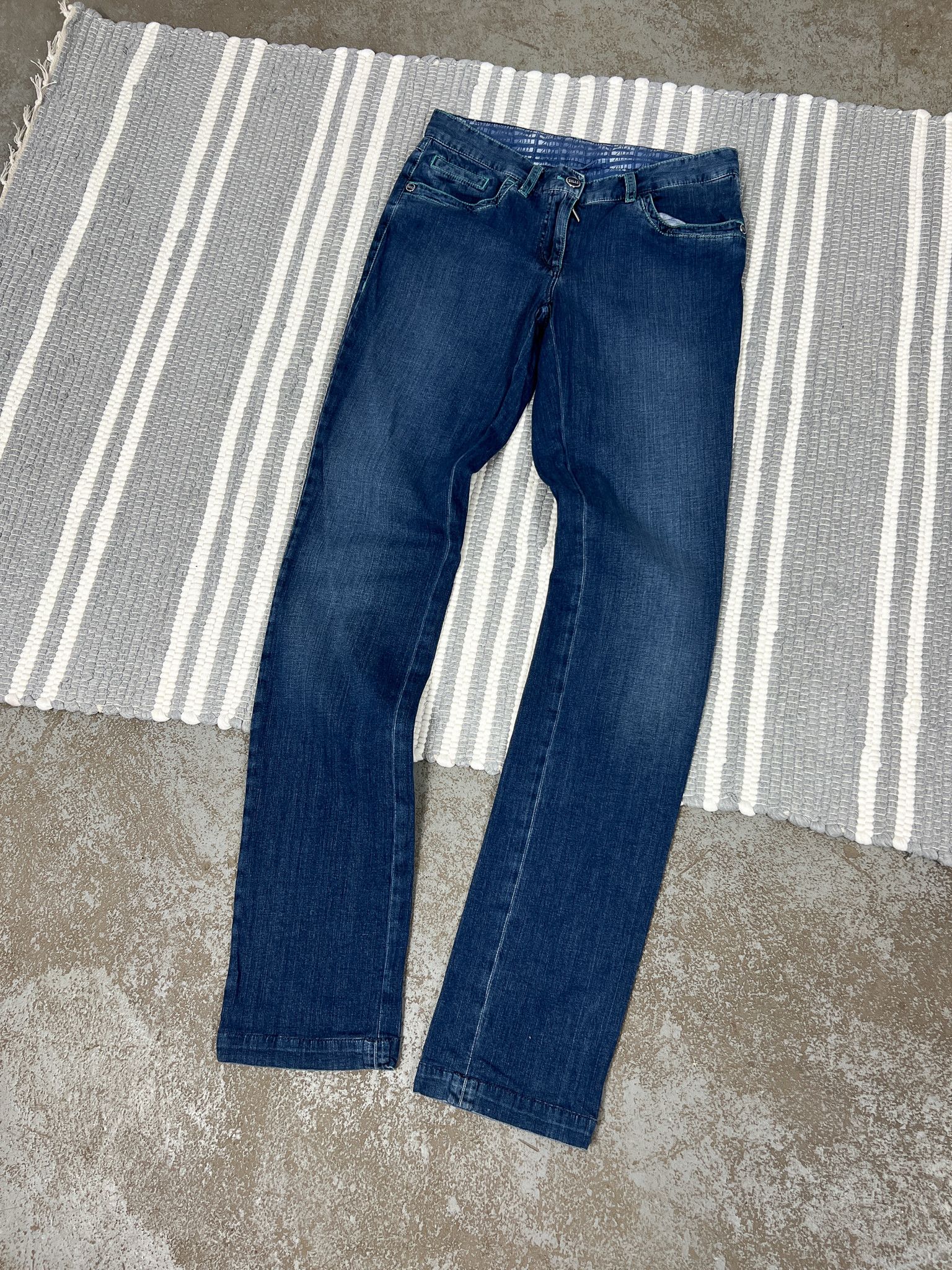 Zilli Zilli Blue Denim Pants Jeans Size 27" / US 4 / IT 40 - 1 Thumbnail