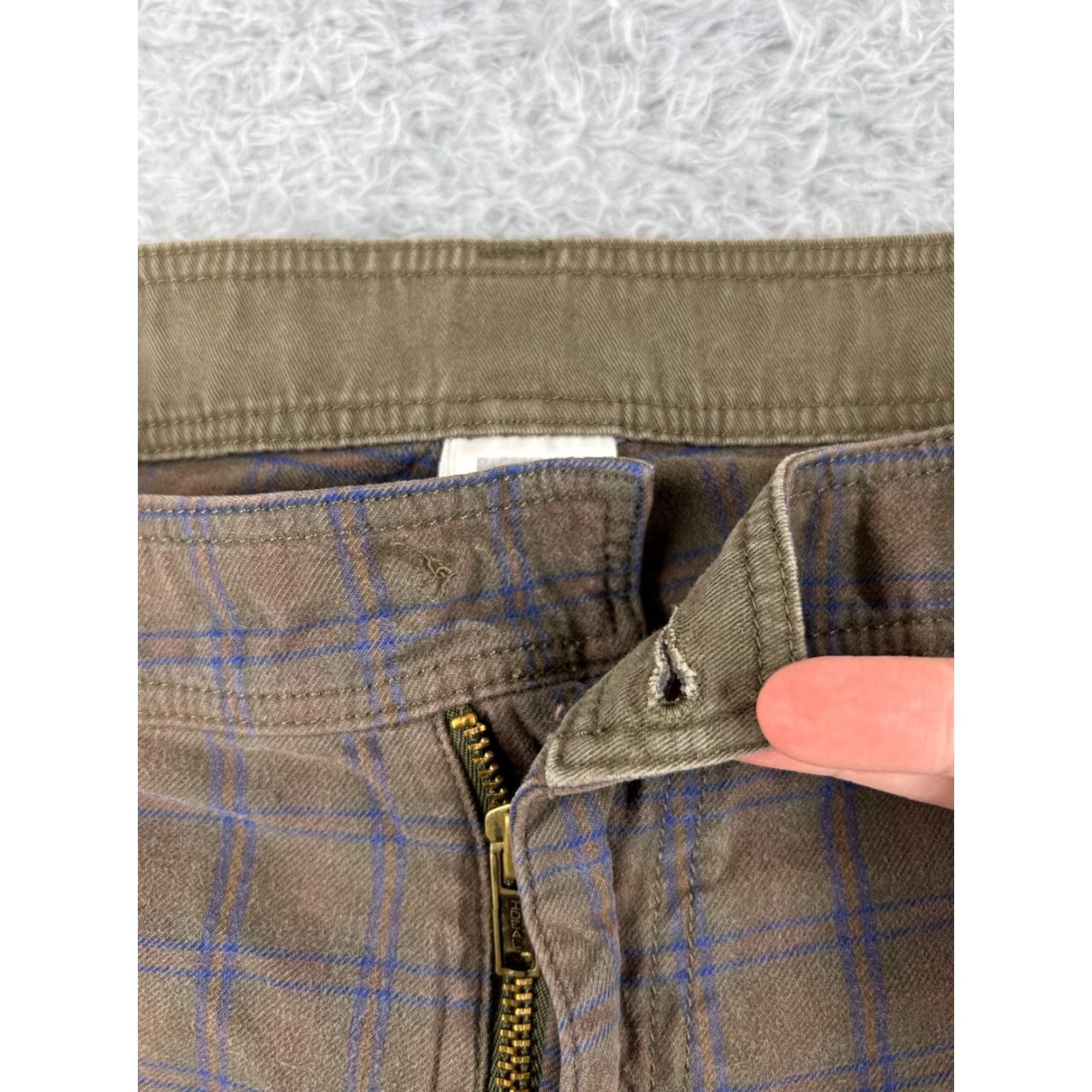 The North Face The North Face Shorts Mens 38 Brown Plaid 100% Cotton Hiking Camping Golf Size US 38 / EU 54 - 7 Thumbnail
