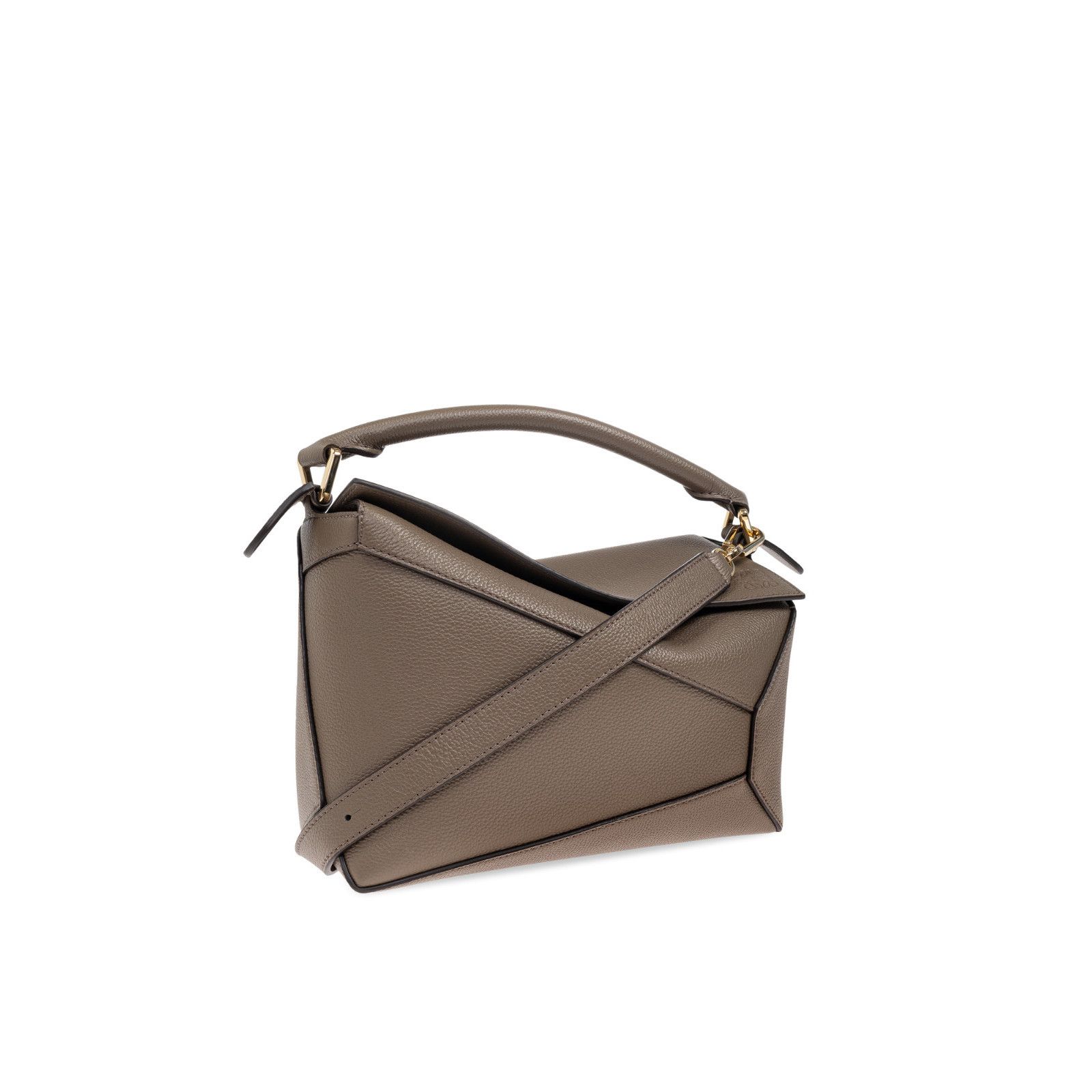 Loewe LOEWE Puzzle Small Edge Taupe Leather Handbag New & Authenti Size ONE SIZE - 3 Thumbnail
