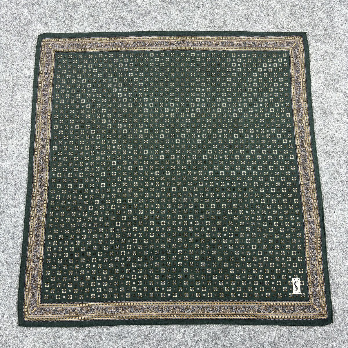 Vintage × Yves Saint Laurent Handkerchief # E041 # Bandana # Neckerchief Size ONE SIZE - 2 Thumbnail