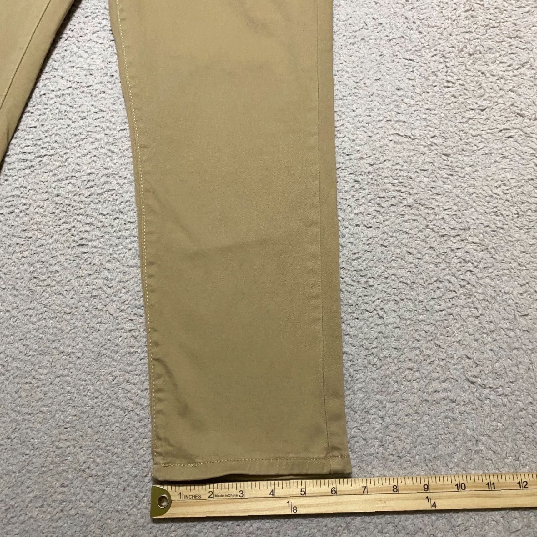 Levi's Levi's Jeans Beige Medium Wash Boyfriend High Rise Straight, Womens, Size 33, 5-Pocket Denim, Regular, Button Zip, Cotton Blend, Stretch Size 24" / US 00 / IT 34 - 5 Thumbnail