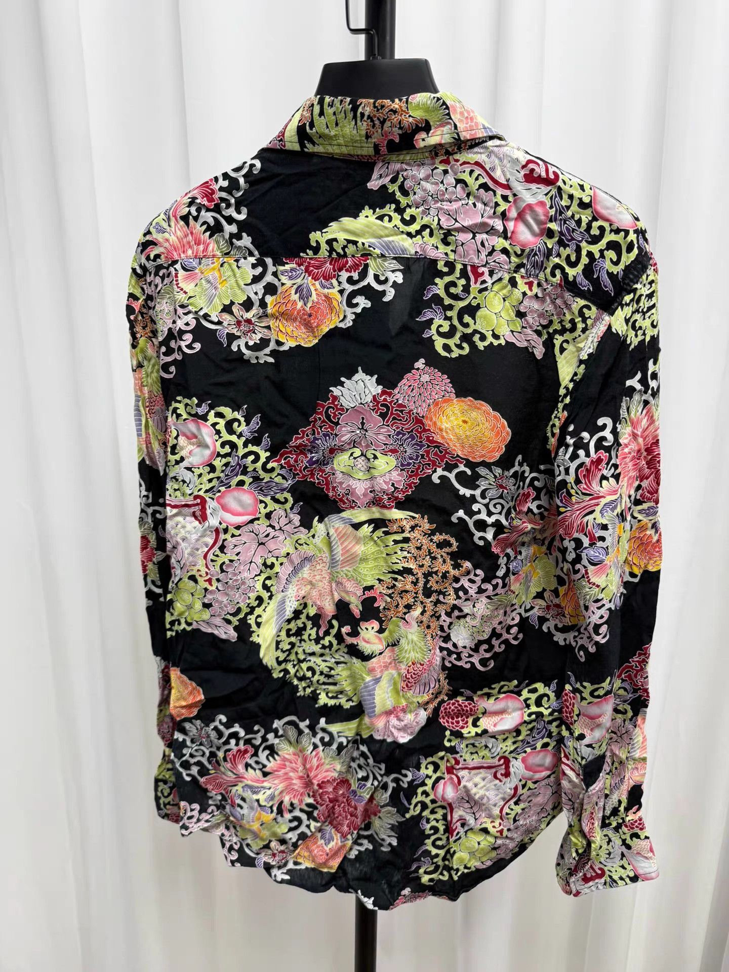 Yohji Yamamoto Yohji Yamamoto Y's Phoenix Floral Shirt K20 Size US L / EU 52-54 / 3 - 8 Thumbnail