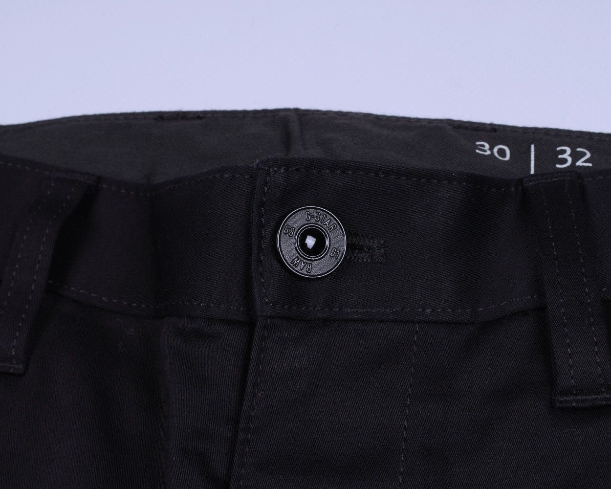 G-Star G-STAR RAW Bronson Slim Black Chino Pants Size US 30 / EU 46 - 8 Thumbnail
