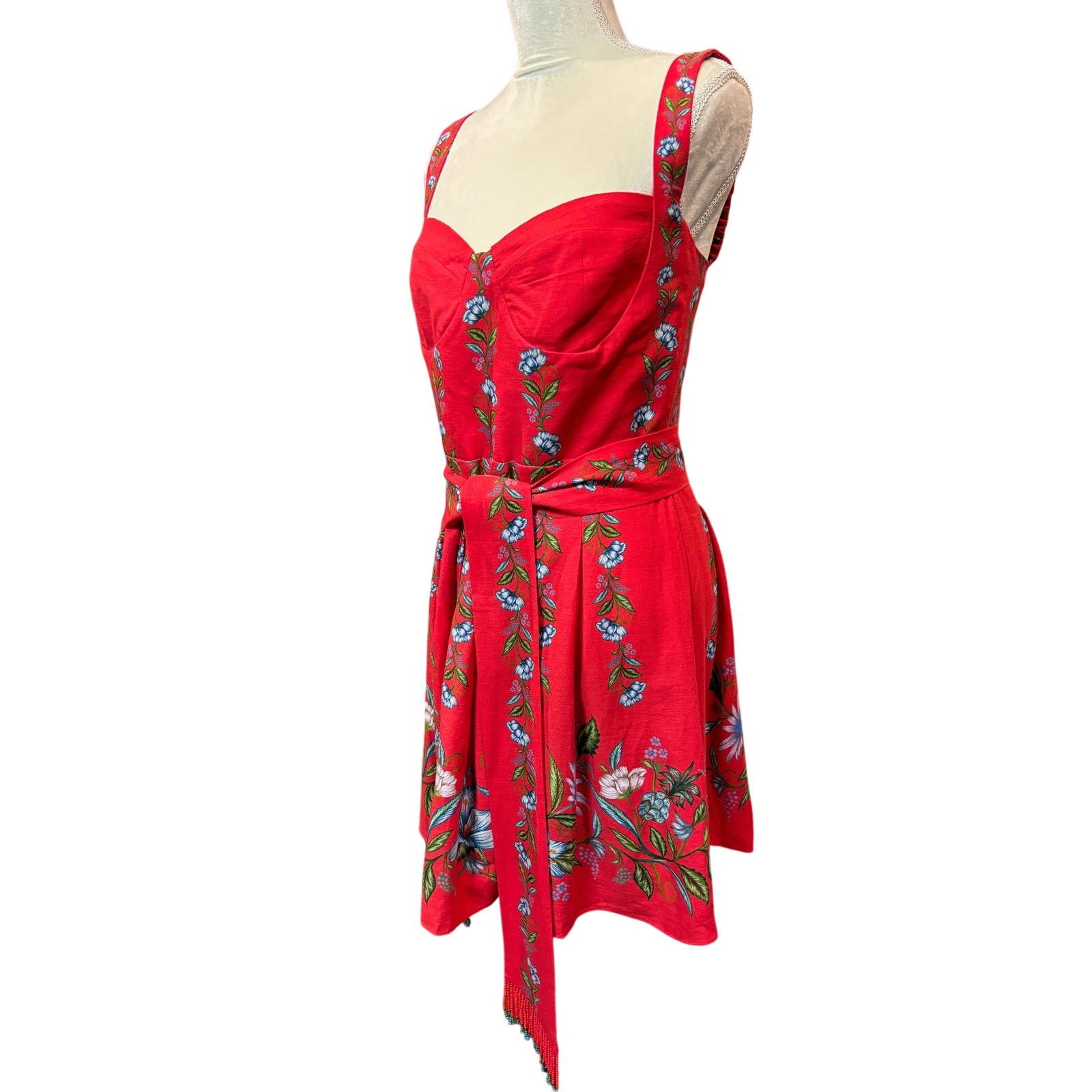 Farm Rio BNWT Farm Rio Sweet Bloom Bouquet Red Mini Dress Size XL Size XL / US 12-14 / IT 48-50 - 5 Thumbnail